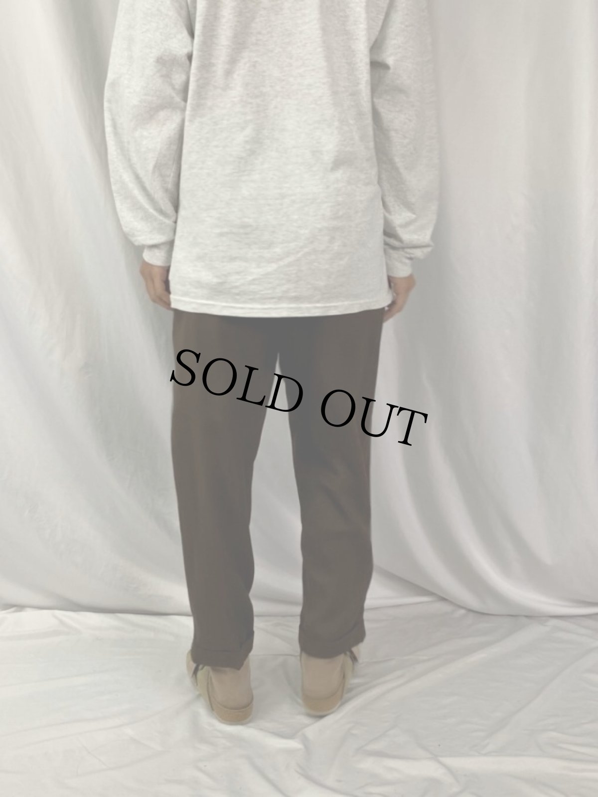 画像4: 60's 2タック レーヨンギャバジン スラックス W29 (4)