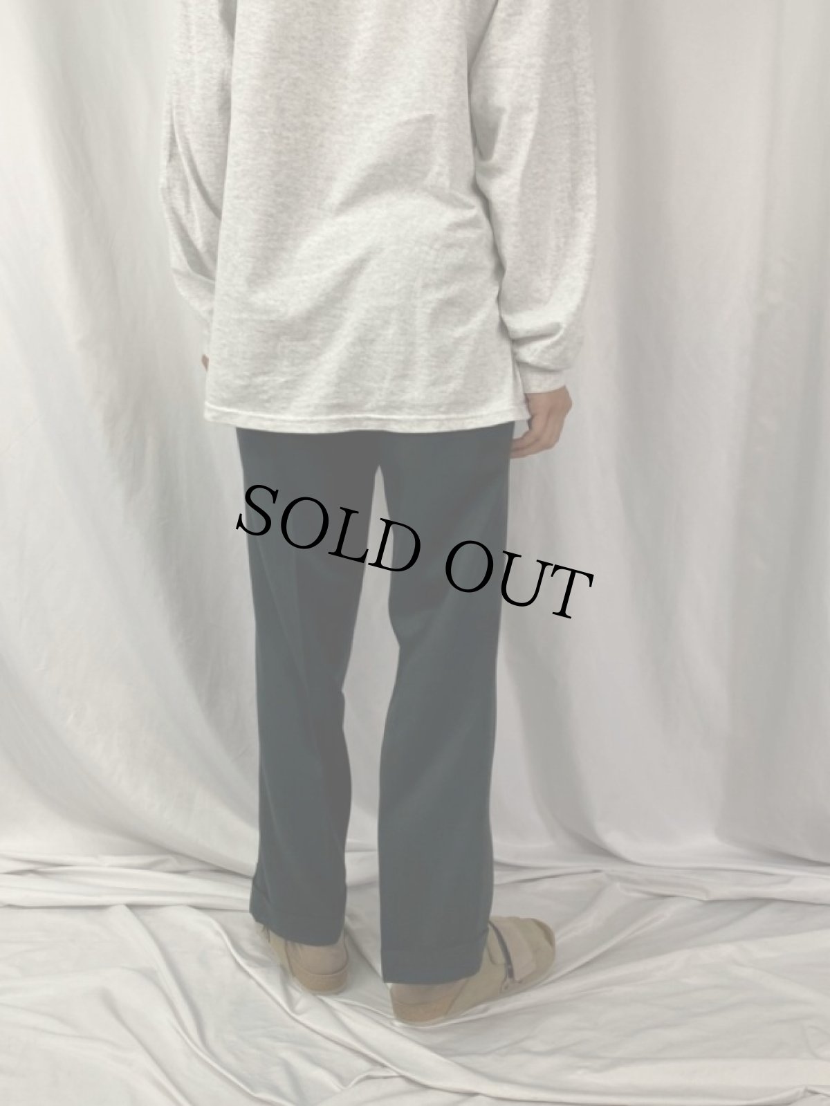 画像4: 60's ギャバジン スラックス W29 (4)