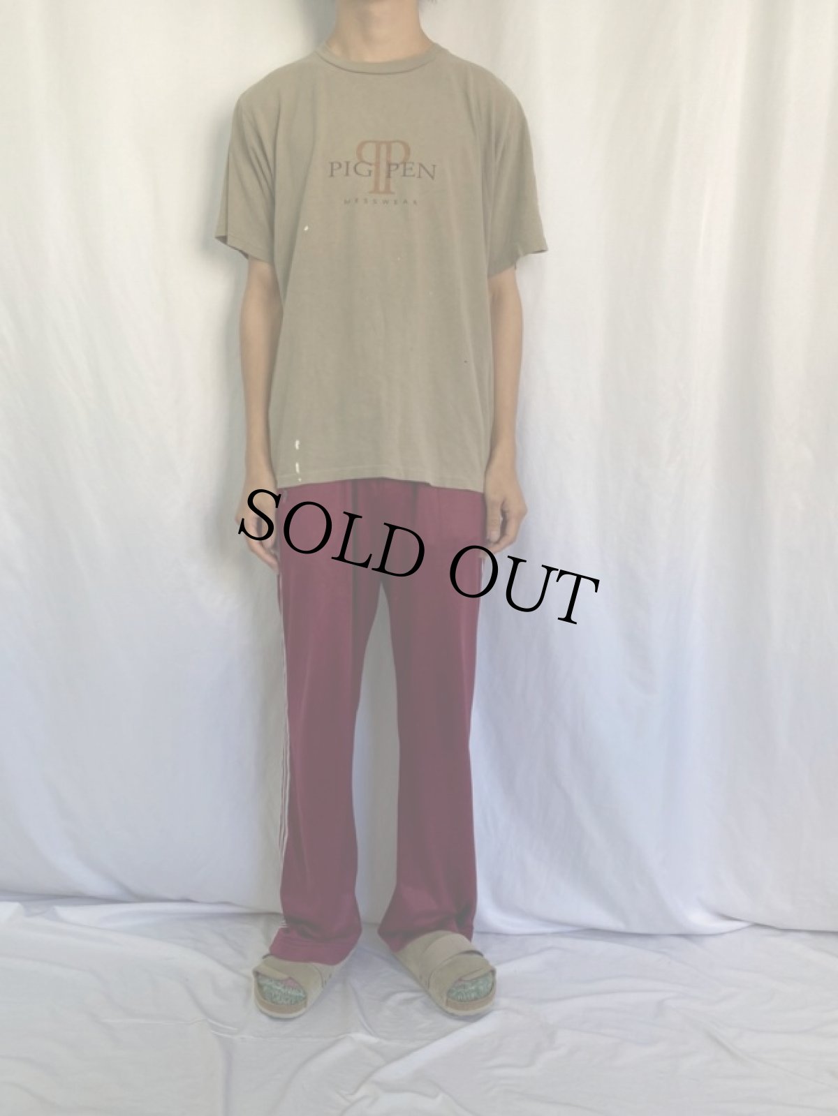 画像2: 90's PIG PEN USA製 "Calvin Klein"パロディTシャツ L (2)