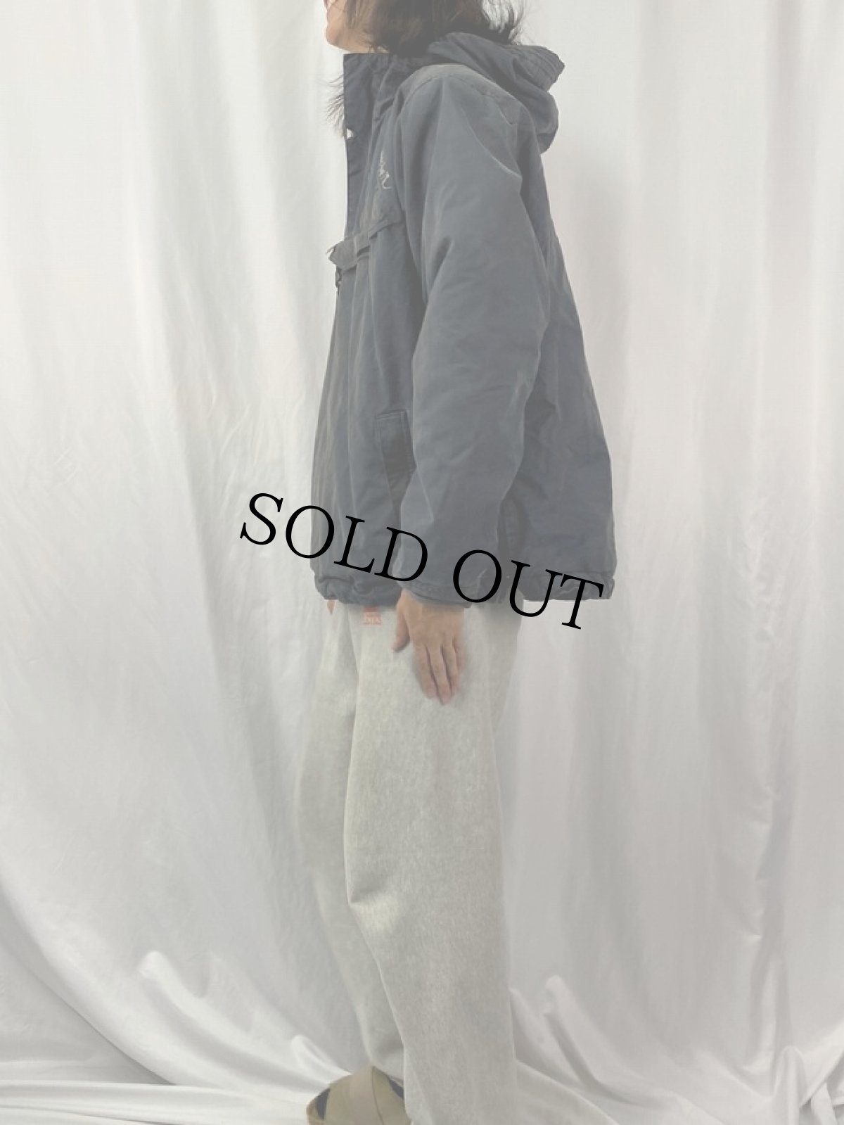 画像3: 90's QUICKSILVER 中綿入り アノラックパーカー L (3)