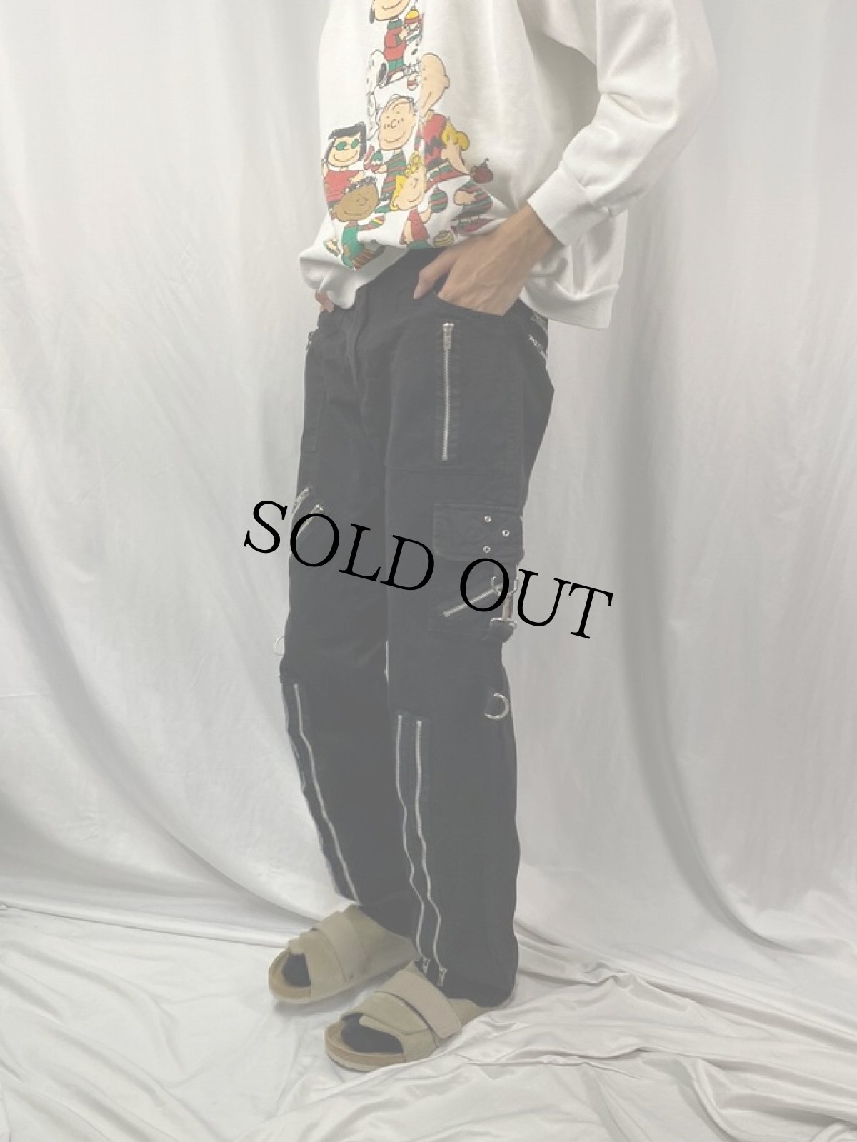 画像3: TRIPP NYC ボンテージパンツ BLACK SIZE 34 (3)