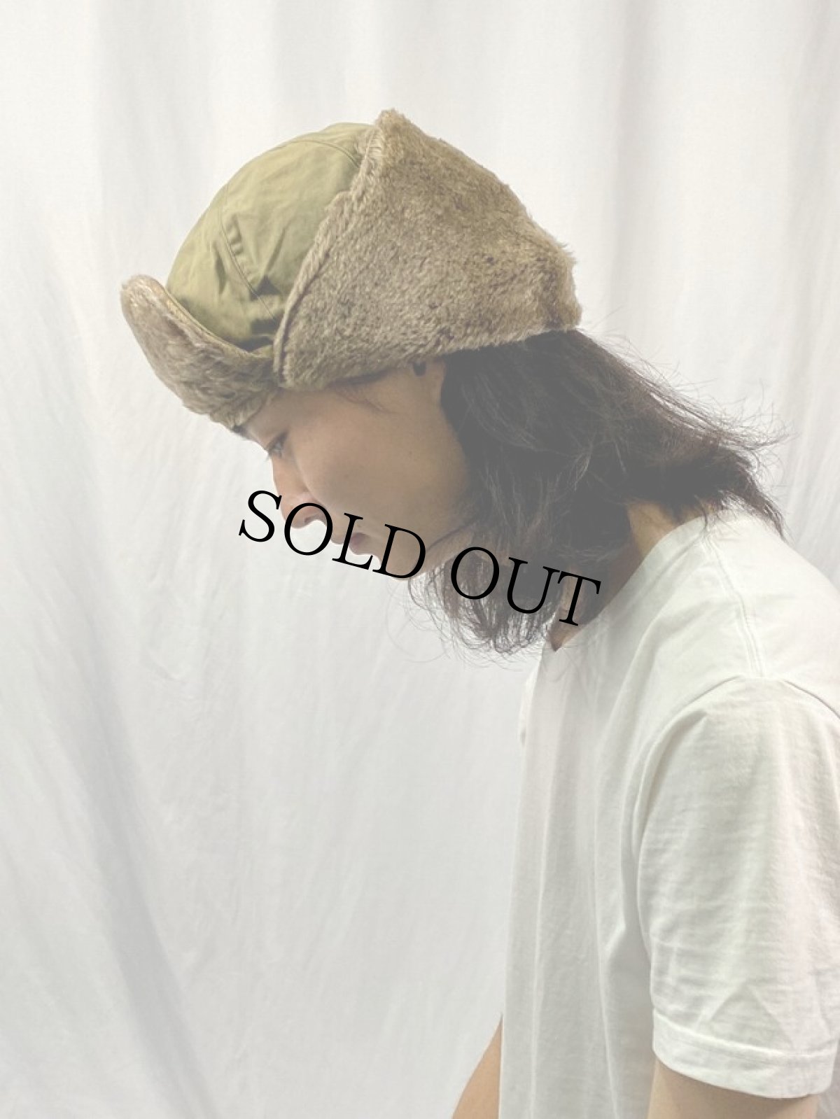 画像3: 40's〜 U.S.ARMY M-43 フィールドパイルキャップ (3)