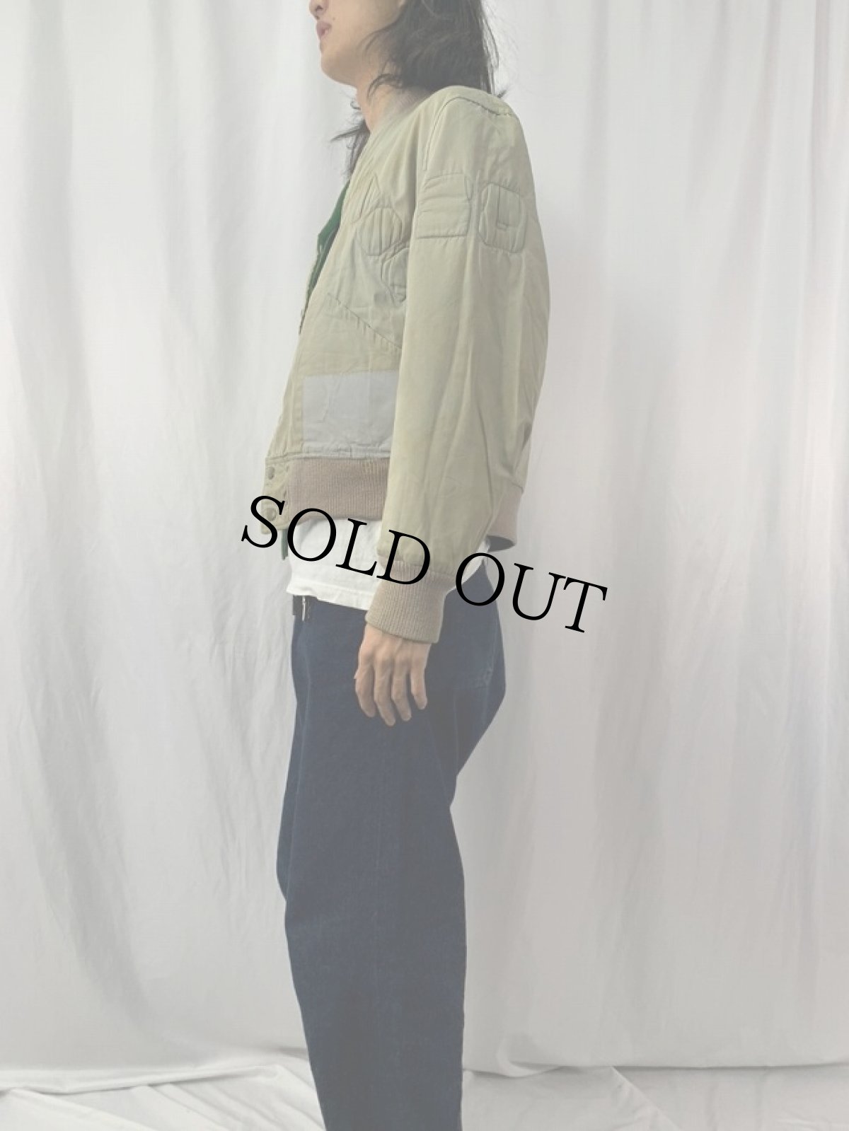 画像5: 50's〜 BUTWIN JACKET パッチ付き リバーシブルスタジャン SIZE44 (5)