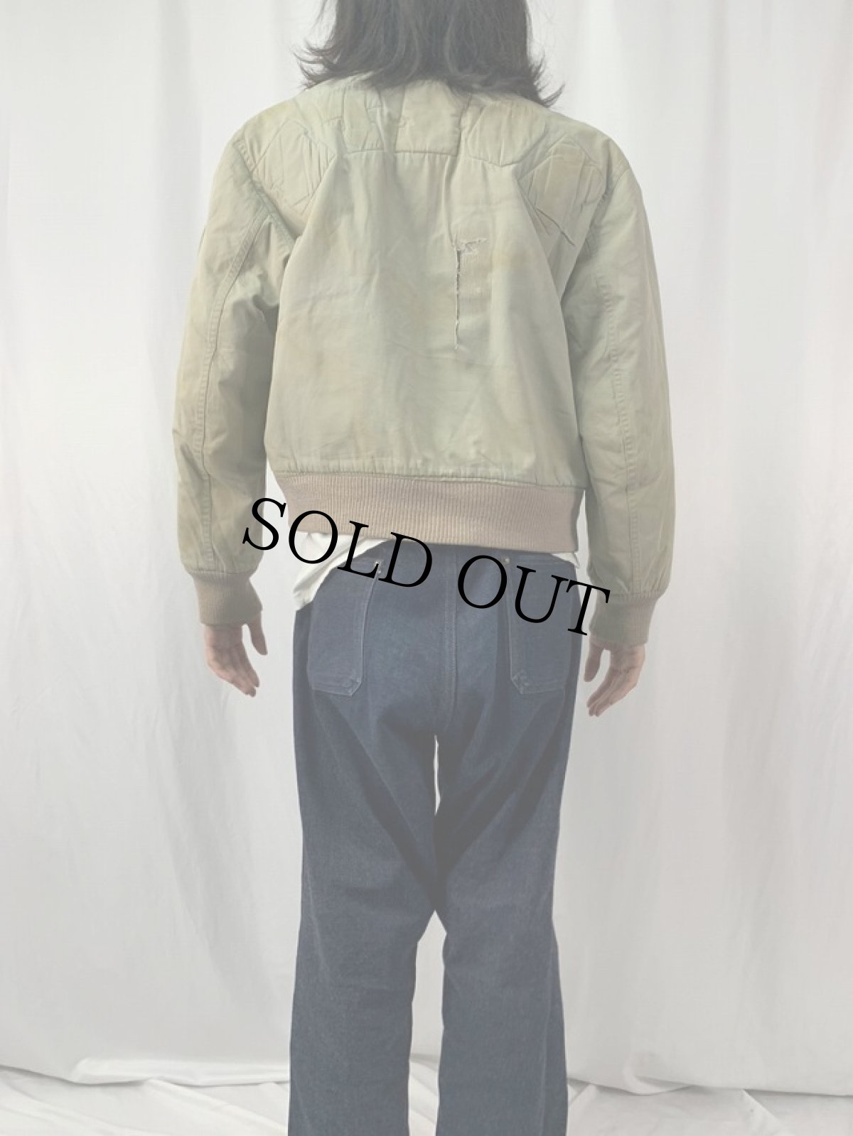 画像6: 50's〜 BUTWIN JACKET パッチ付き リバーシブルスタジャン SIZE44 (6)