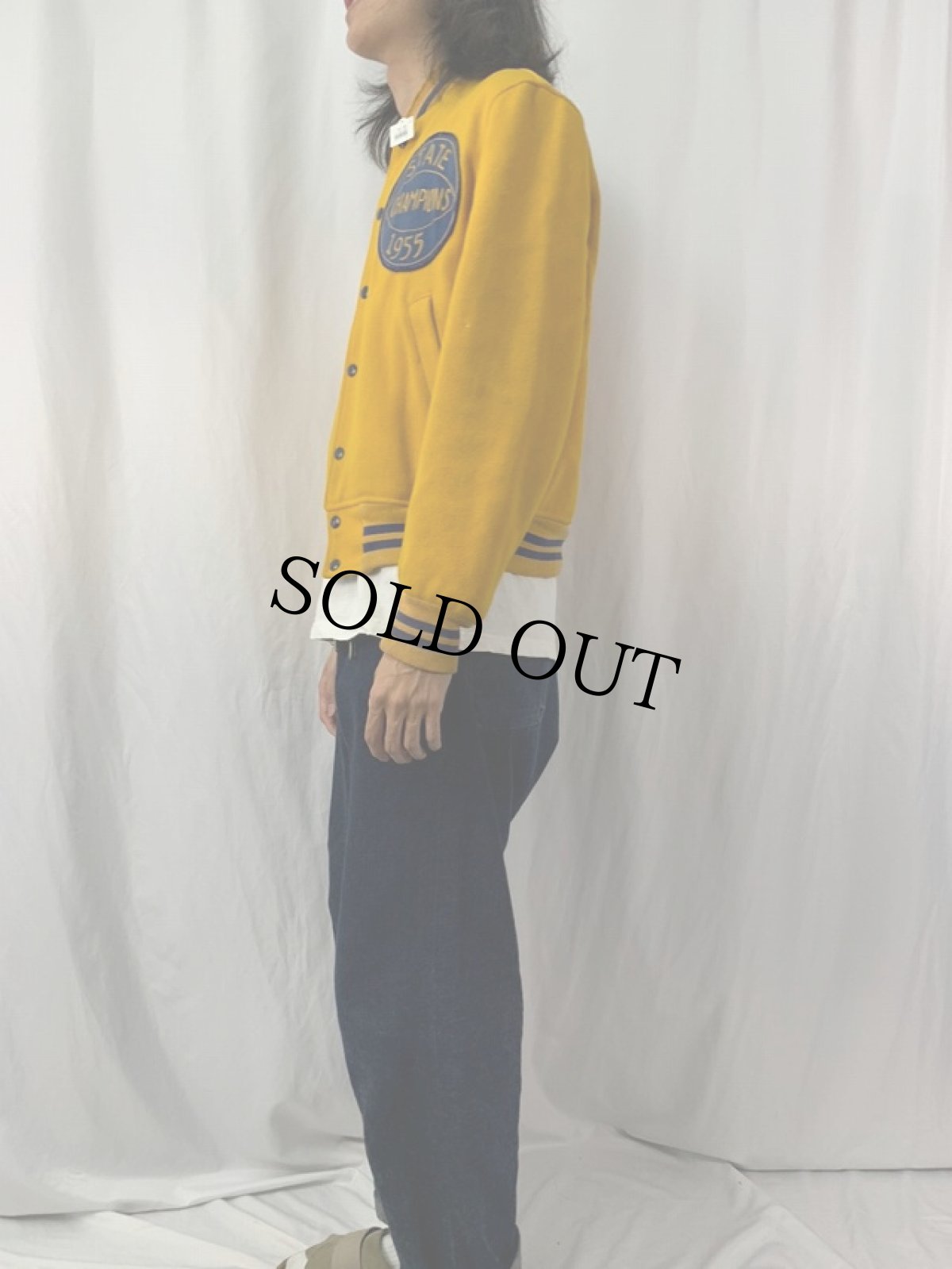 画像5: 50's パッチ付き リバーシブルスタジャン (5)