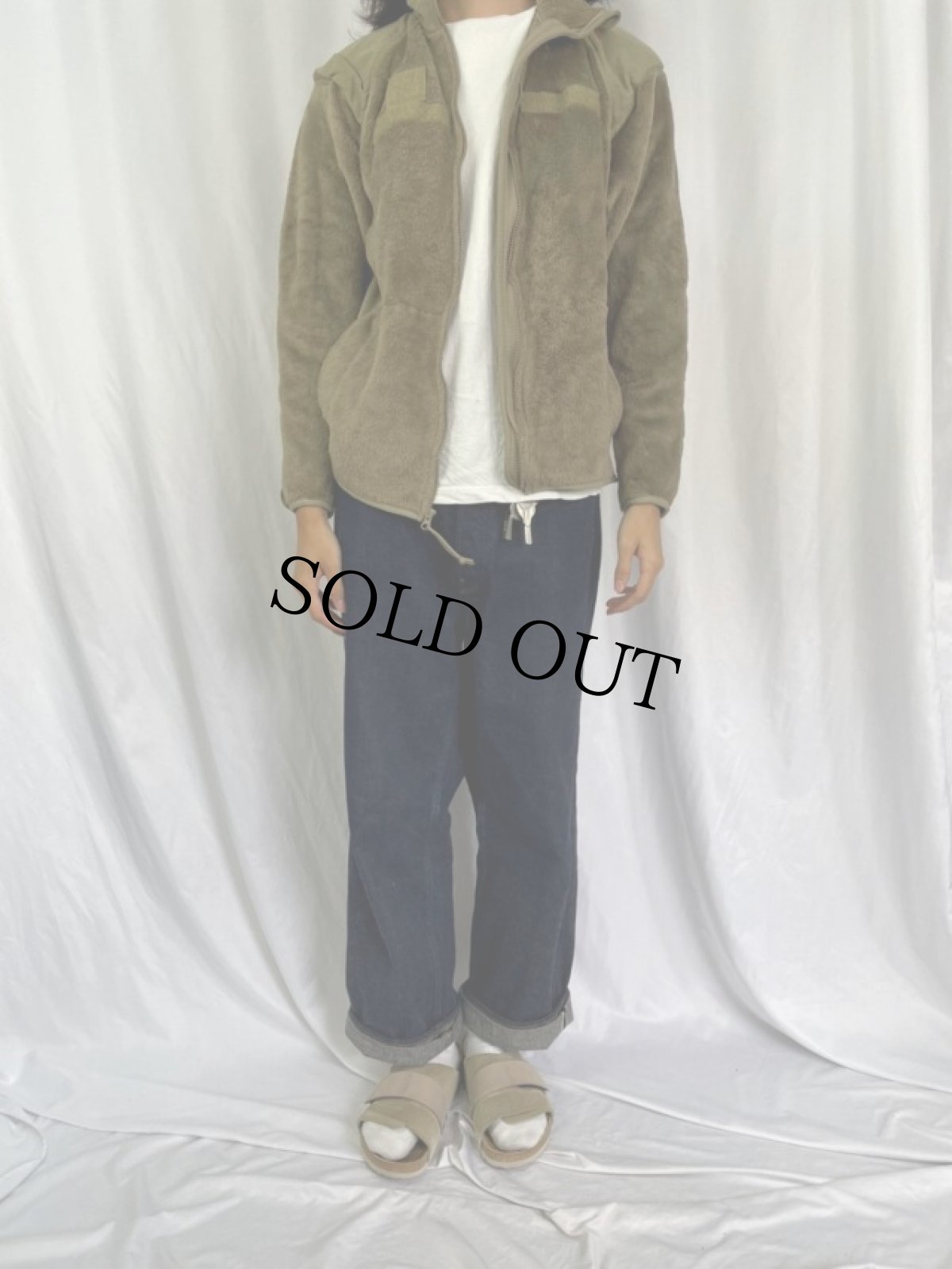 画像2: U.S.MILITARY ECWCS GEN3 Cold Weather コヨーテフリースジャケット SMALL-LONG (2)