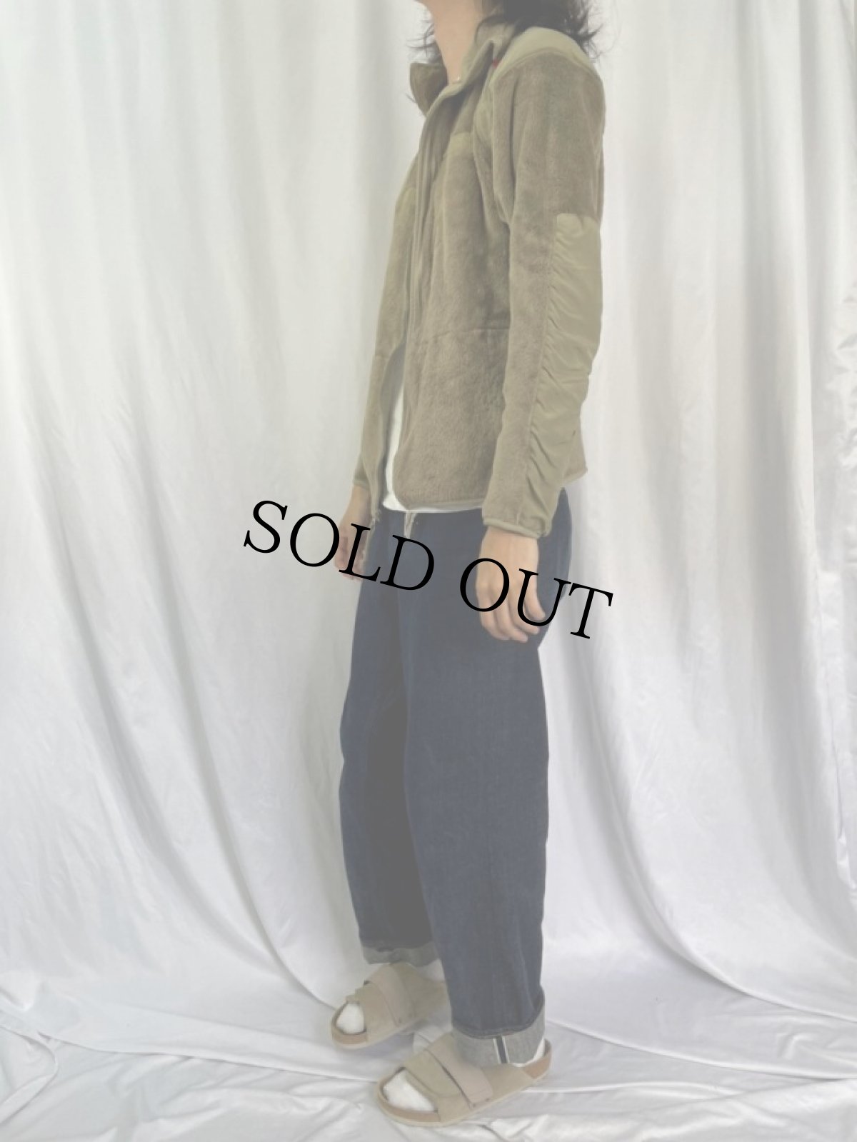 画像3: U.S.MILITARY ECWCS GEN3 Cold Weather コヨーテフリースジャケット SMALL-LONG (3)