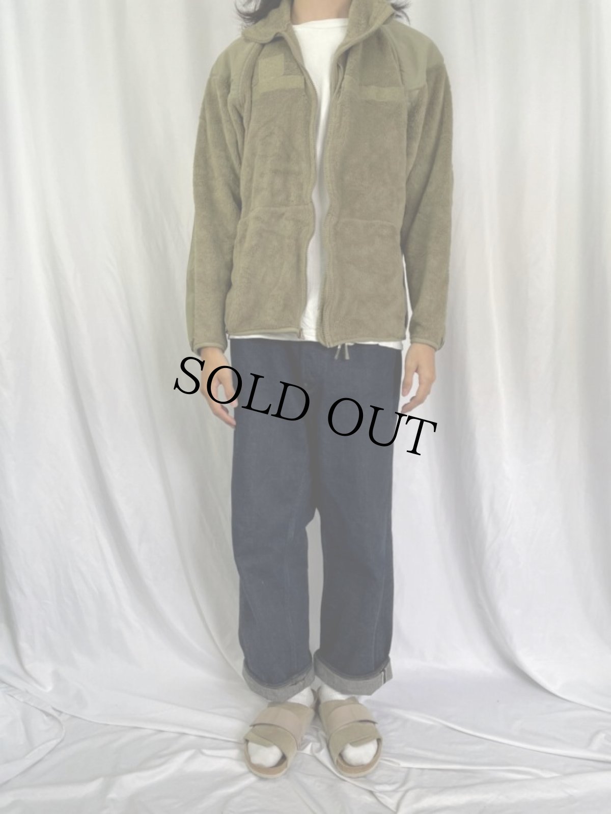 画像2: U.S.MILITARY ECWCS GEN3 Cold Weather コヨーテフリースジャケット (2)