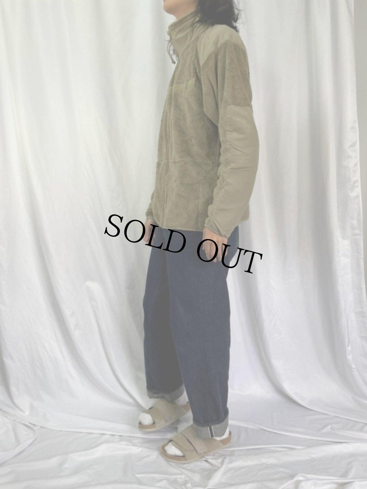 画像3: U.S.MILITARY ECWCS GEN3 Cold Weather コヨーテフリースジャケット MEDIUM-LONG (3)