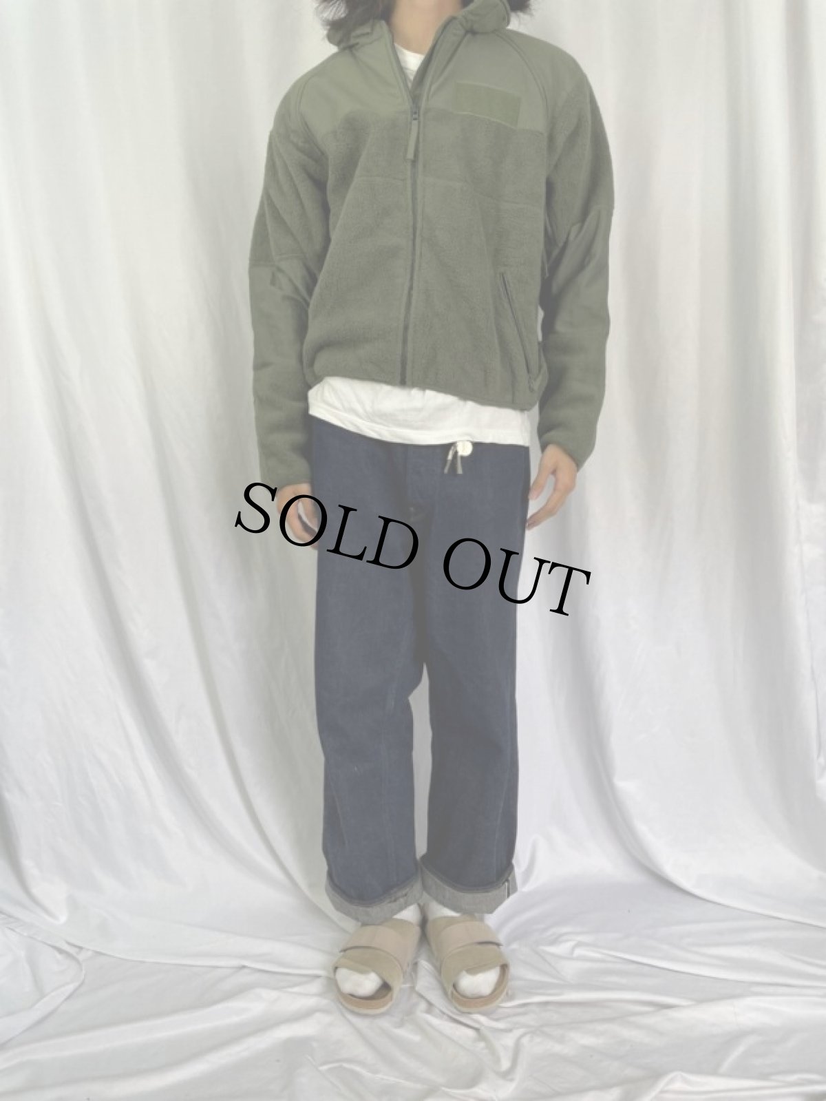 画像2: U.S.MILITARY CWU-100/P "PECKHAM" NOMEX/POLARTEC フリースジャケット MEDIUM-LONG (2)