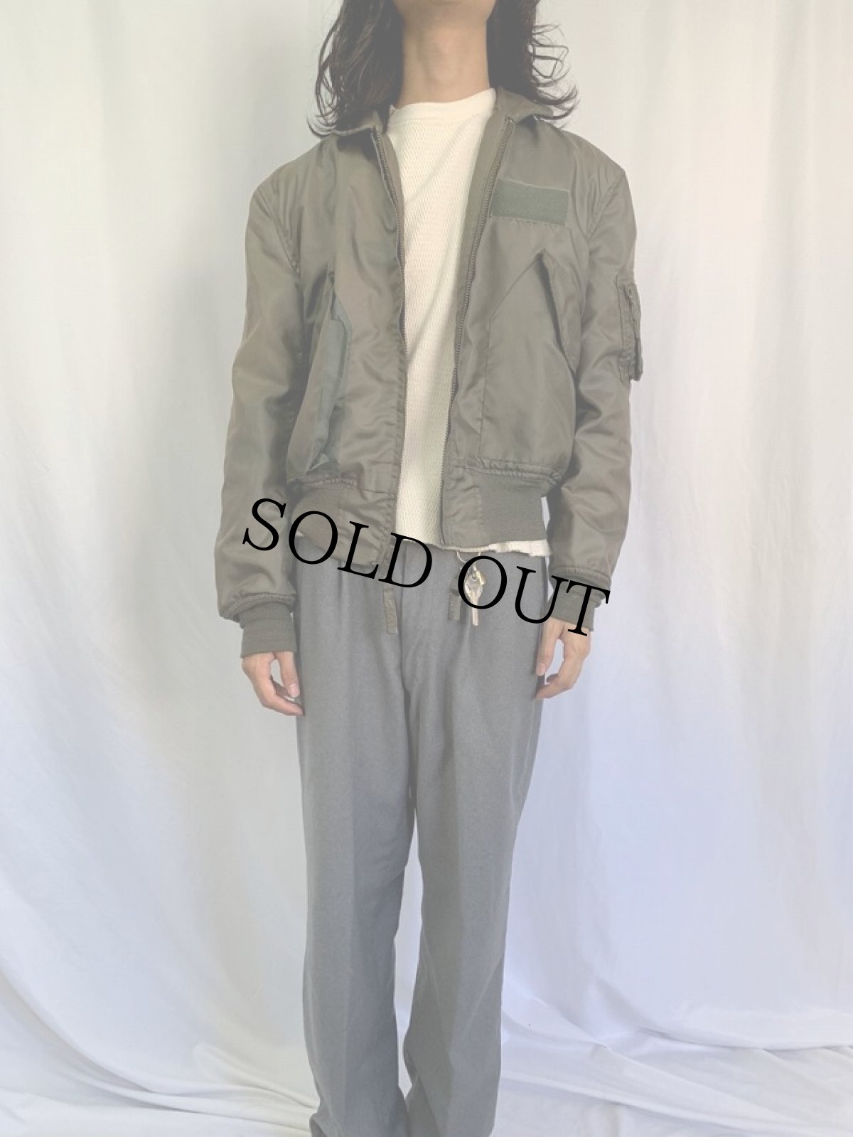 画像2: 70's U.S.AIR FORCE CWU-36/P フライトジャケット (2)