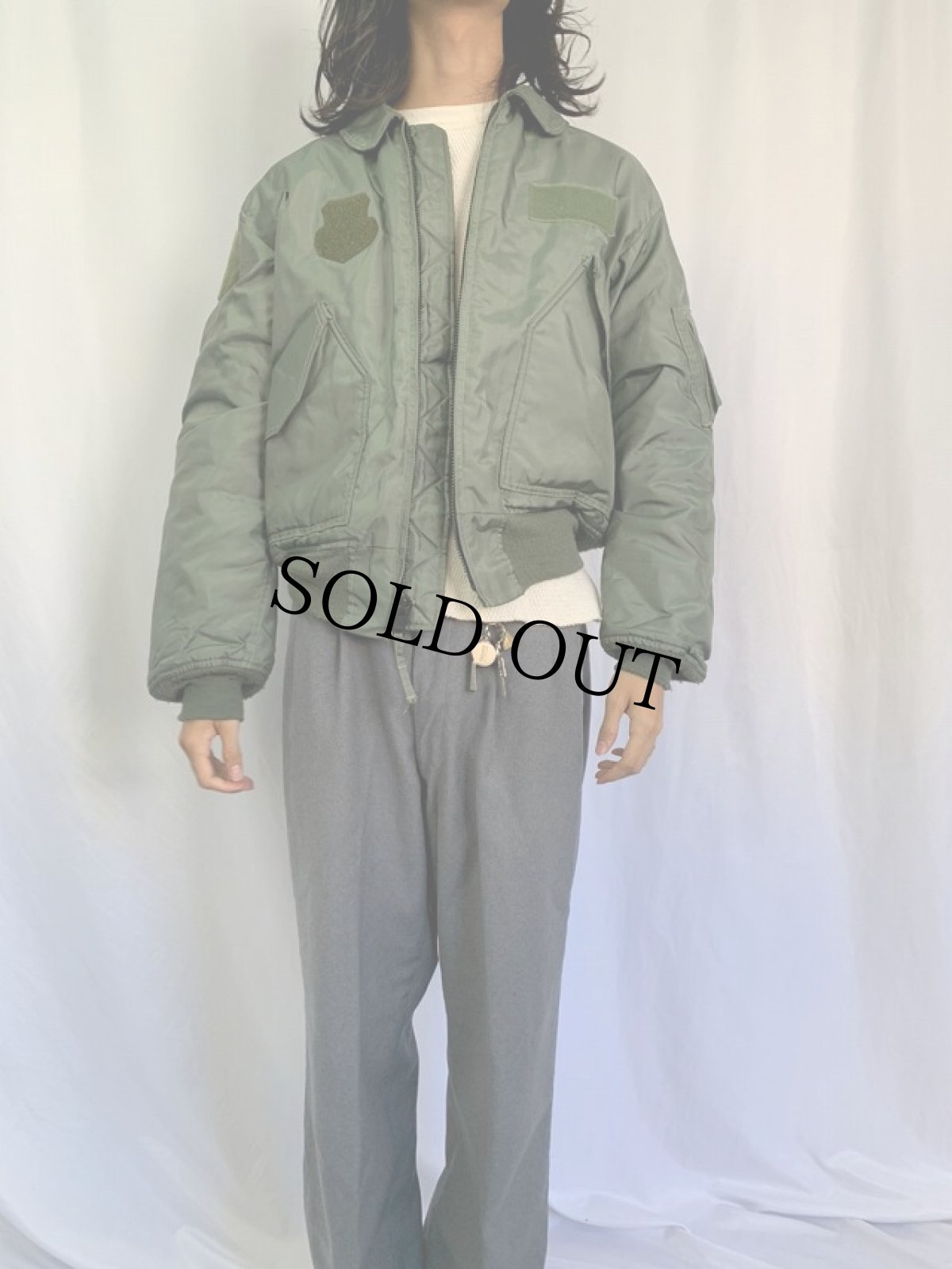 画像2: U.S.AIR FORCE CWU-45/P フライトジャケット L (2)