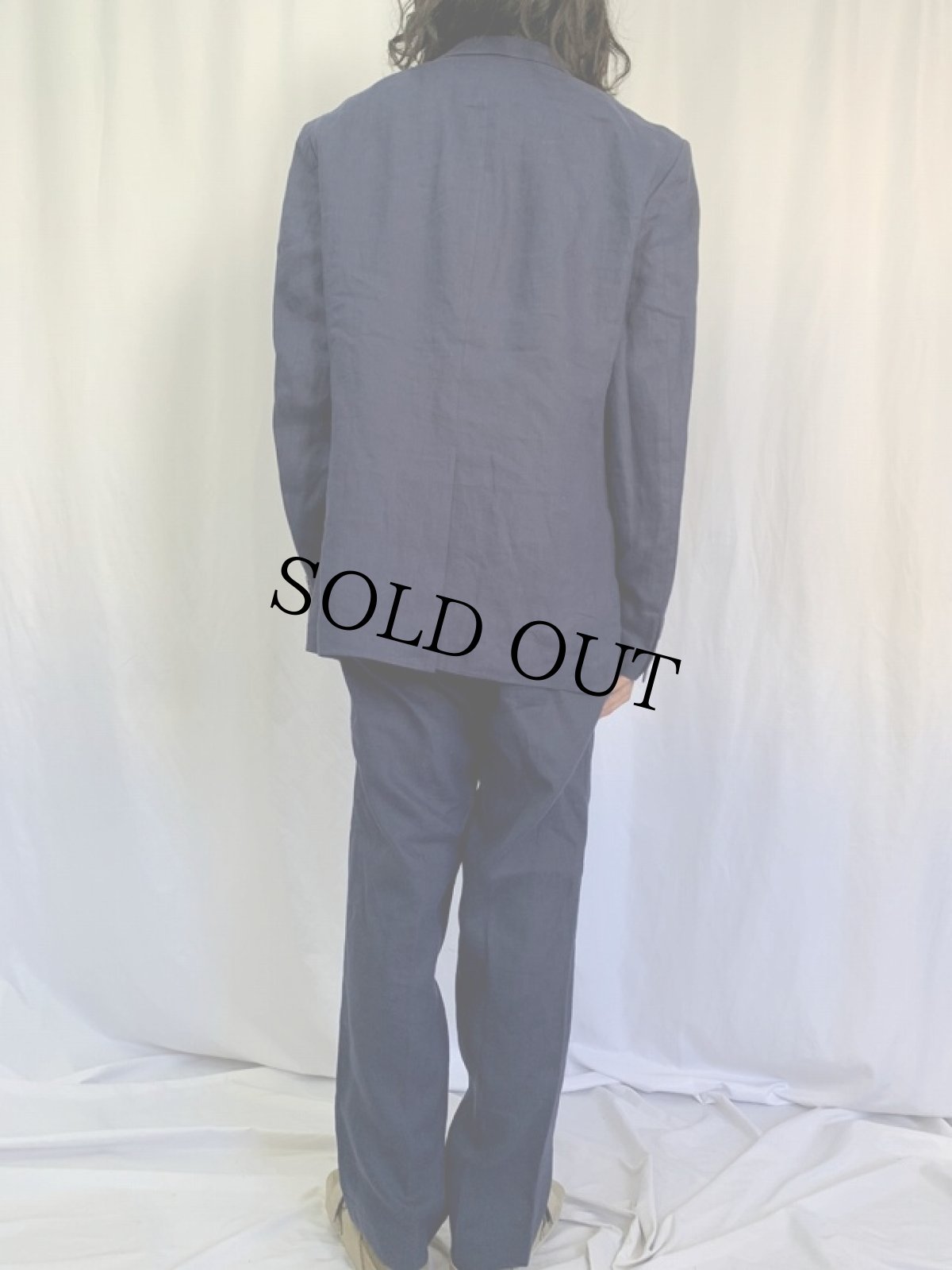 画像4: LAUREN RALPH LAUREN リネンテーラードジャケット/スラックス SETUP L (4)