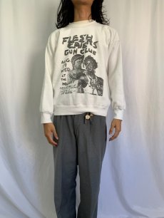 画像2: 80's FLESH EATERS USA製 "THE GUN CLUB" パンクロックバンド プリントスウェット XL (2)