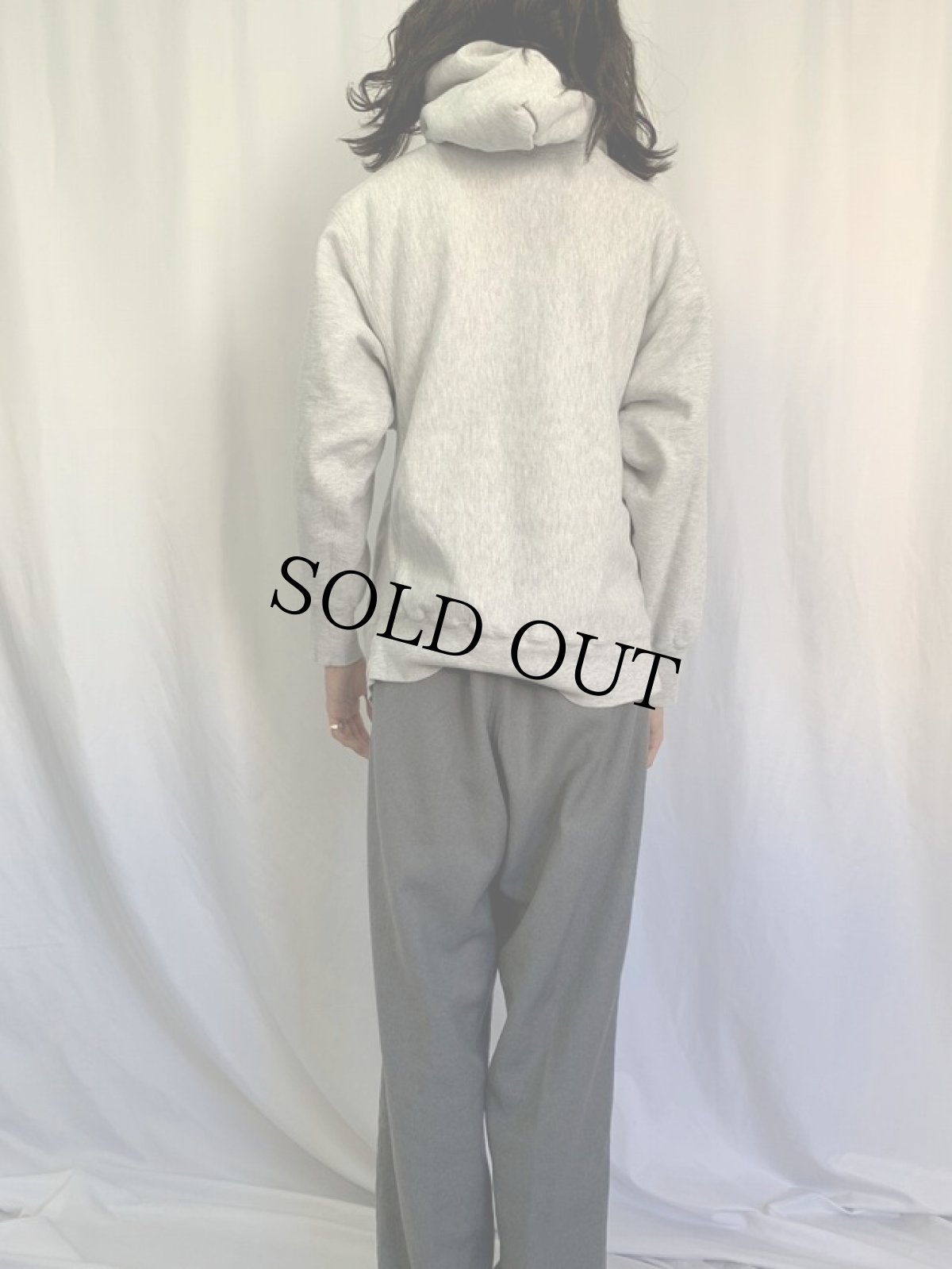 画像4: 80's Champion REVERSE WEAVE トリコタグ USA製 "U OF M" プリントスウェットフーディー XL (4)