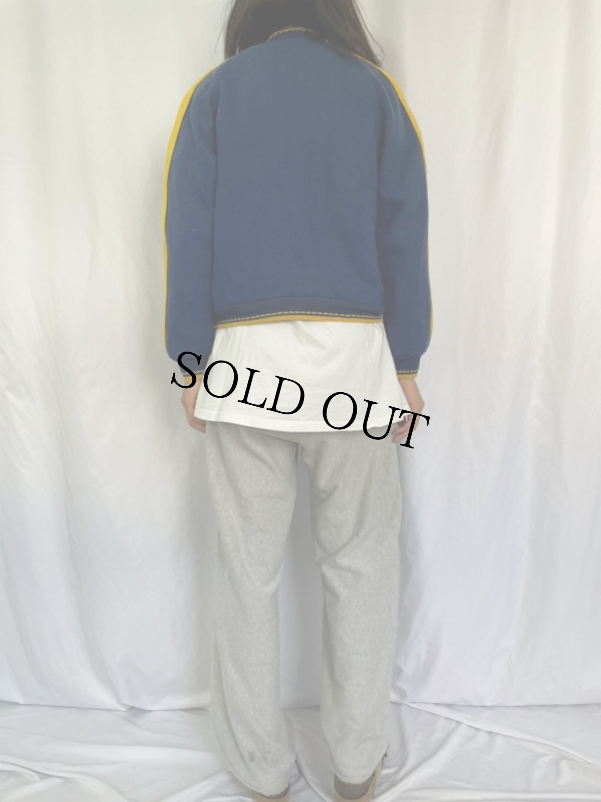 画像4: 50's メルトン×サテン リバーシブルスタジャン 無地 (4)