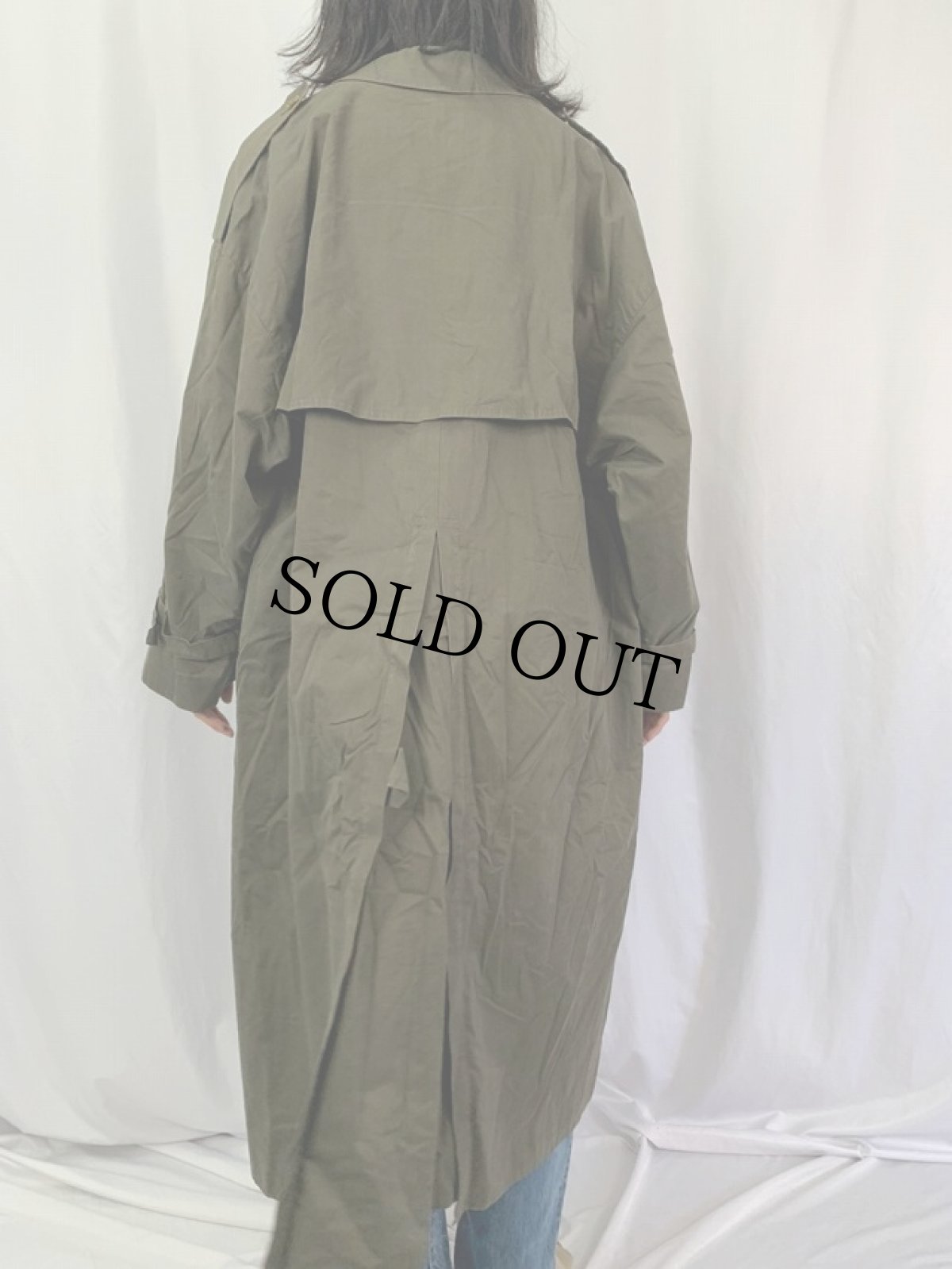 画像4: 80〜90's Burberrys バーバリークロス トレンチコート SIZE 44REG (4)