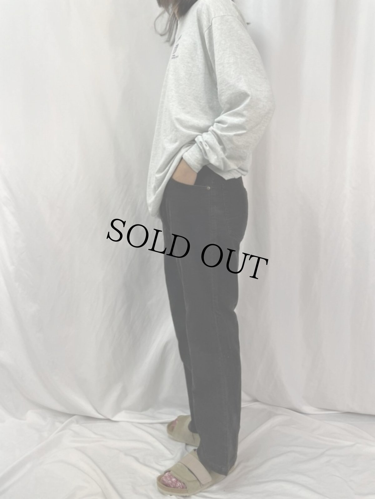 画像3: 80's Levi's 517 コーデュロイフレアパンツ BLACK W35 (3)