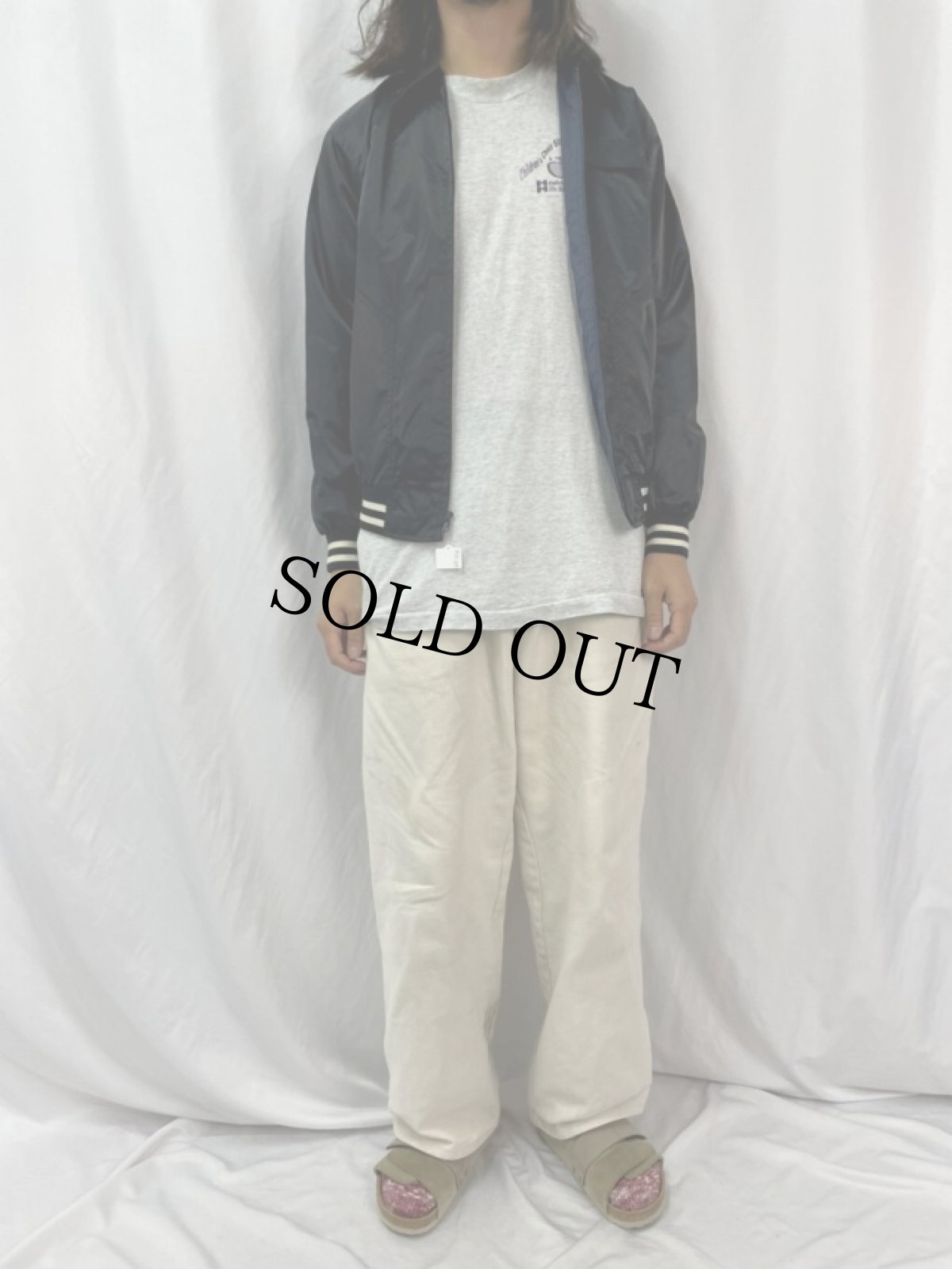 画像2: "OKINAWA JAPAN" スーベニアジャケット BLACK (2)