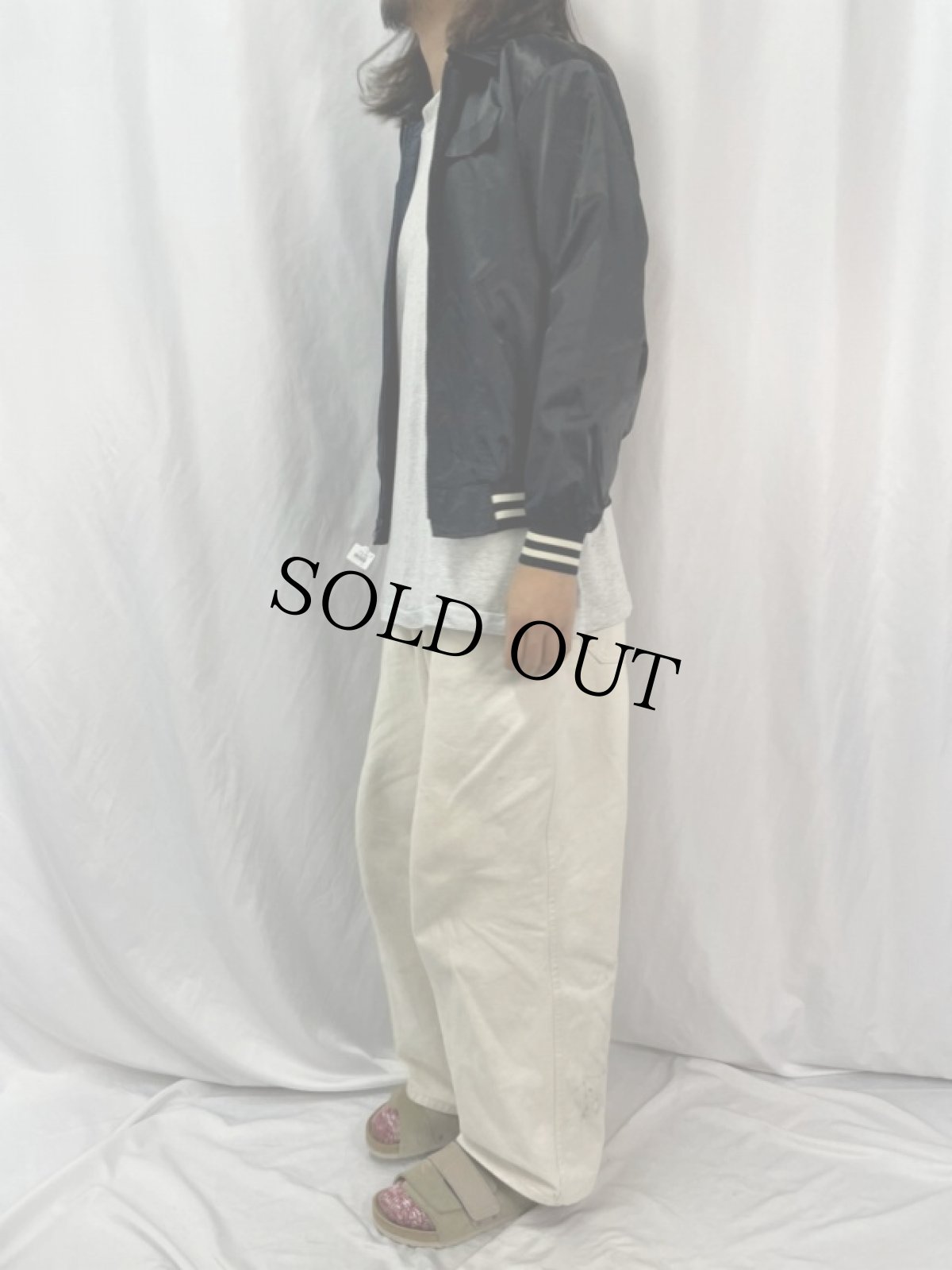 画像3: "OKINAWA JAPAN" スーベニアジャケット BLACK (3)