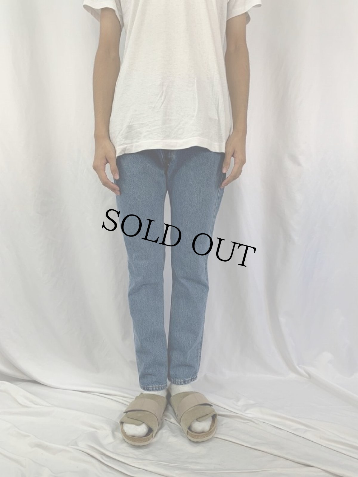 画像2: 90's Levi's 501 USA製 "HAUS OF STARAUSS" カスタムデニムパンツ W30 (2)