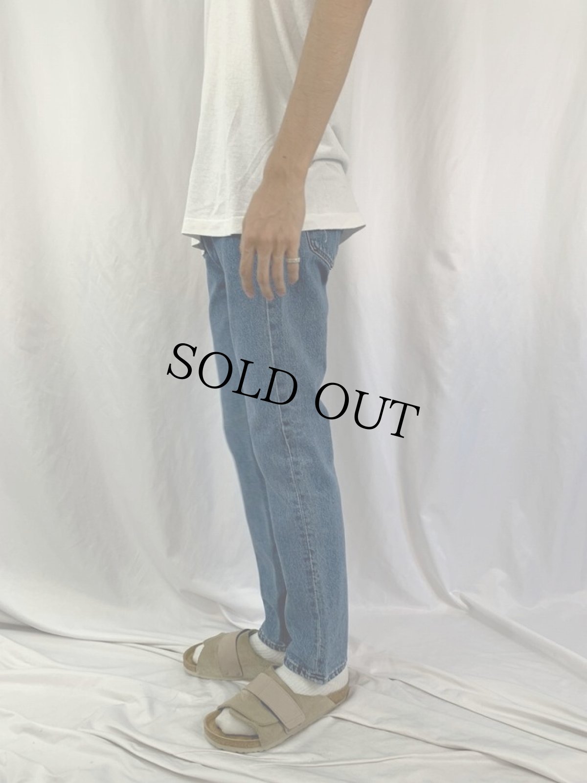 画像3: 90's Levi's 501 USA製 "HAUS OF STARAUSS" カスタムデニムパンツ W30 (3)