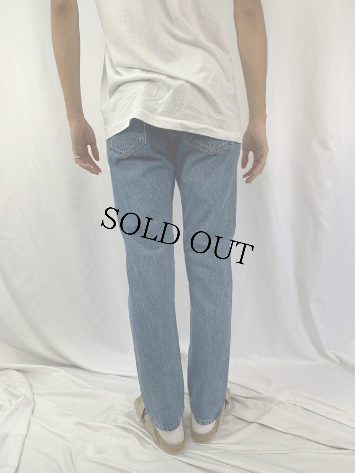 画像4: 90's Levi's 501 USA製 "HAUS OF STARAUSS" カスタムデニムパンツ W30 (4)