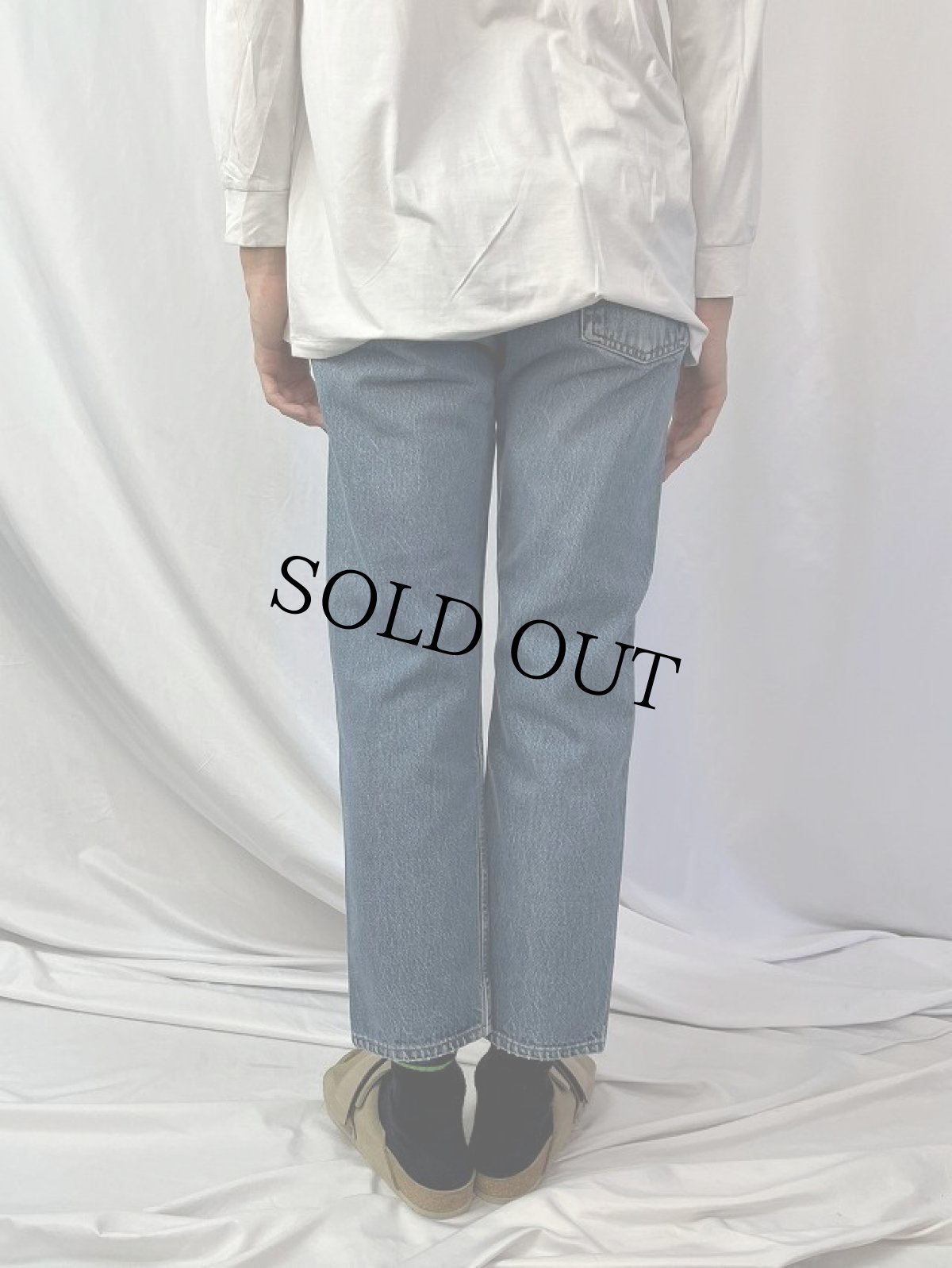 画像4: 80〜90's Levi's 501 USA製 デニムパンツ W28 (4)