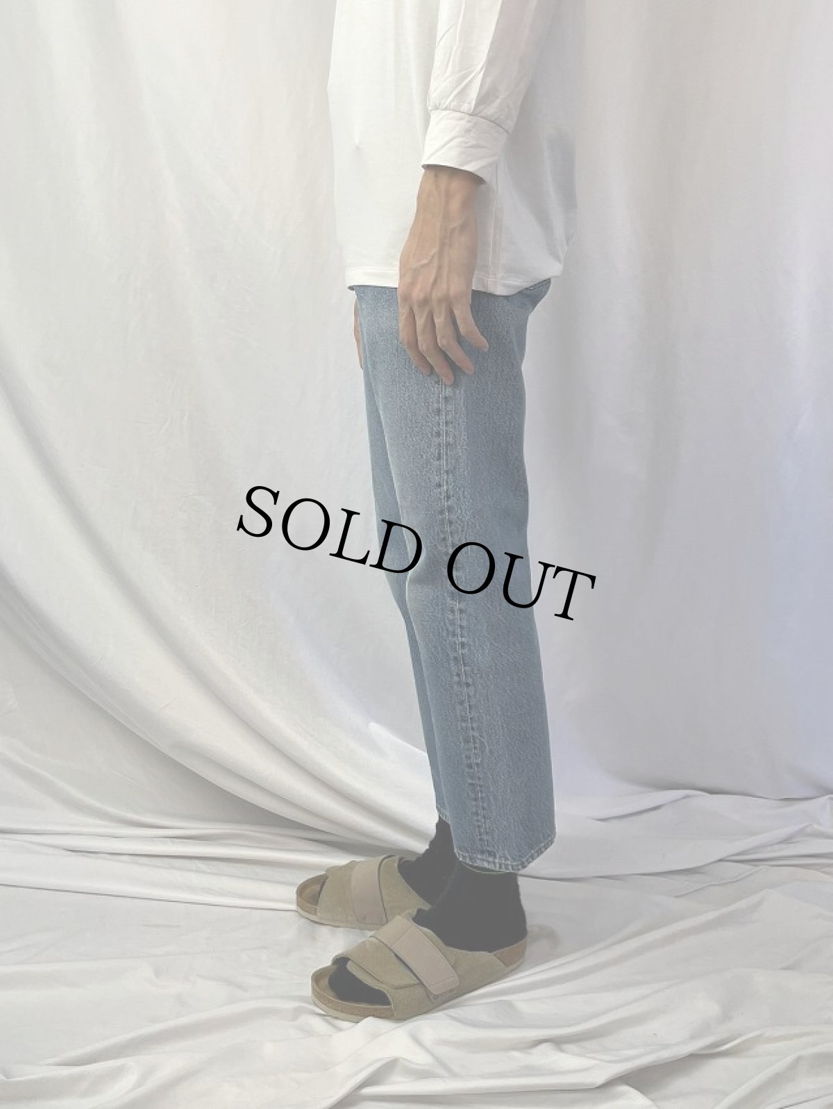 画像3: 80〜90's Levi's 501 USA製 デニムパンツ W28 (3)