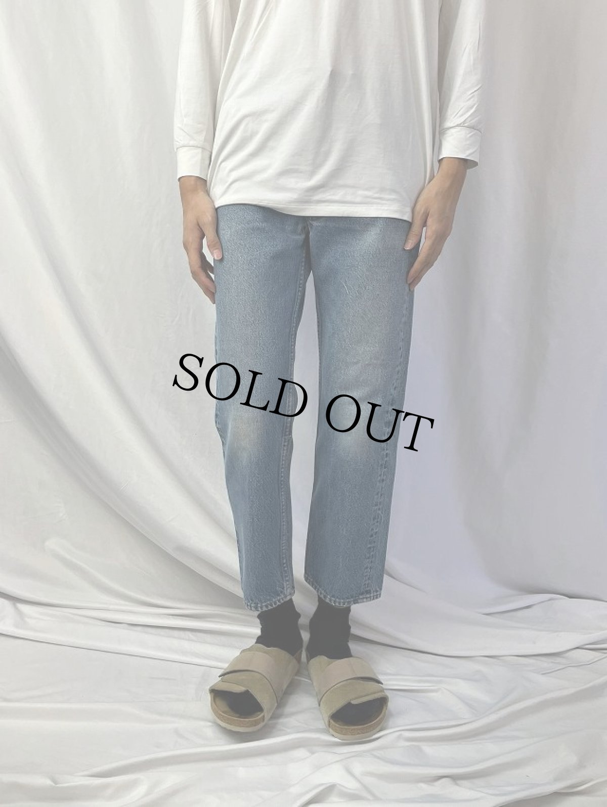 画像2: 80〜90's Levi's 501 USA製 デニムパンツ W28 (2)