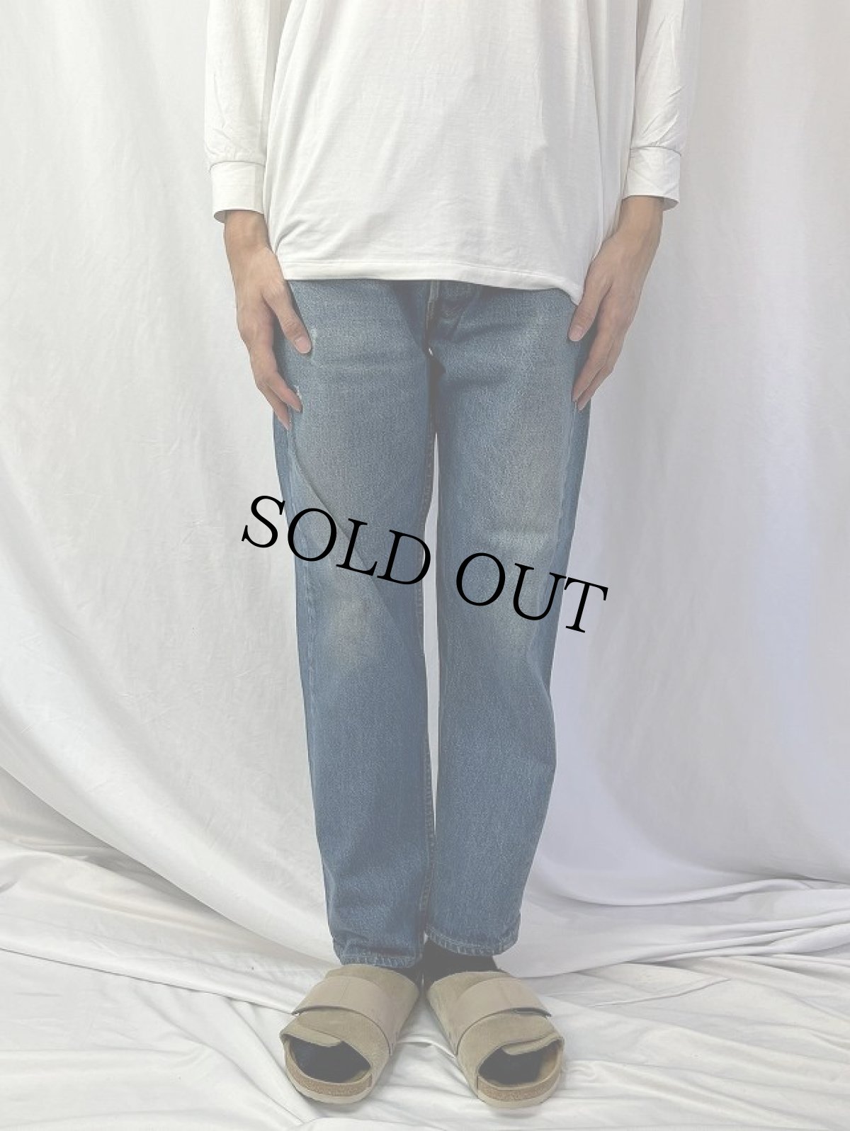 画像2: 90's Levi's 501 USA製 デニムパンツ W33 (2)