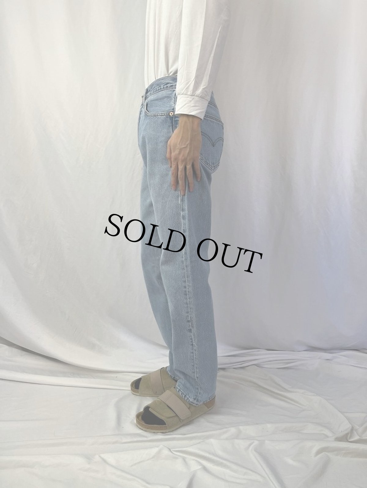 画像3: 90's Levi's 501 USA製 デニムパンツ W30 (3)