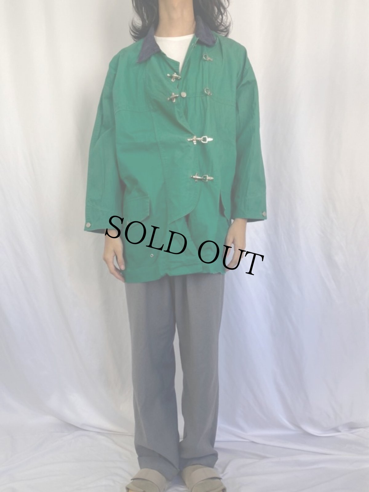 画像2: 90's JONES NEW YORK ファイヤーマンジャケット L (2)