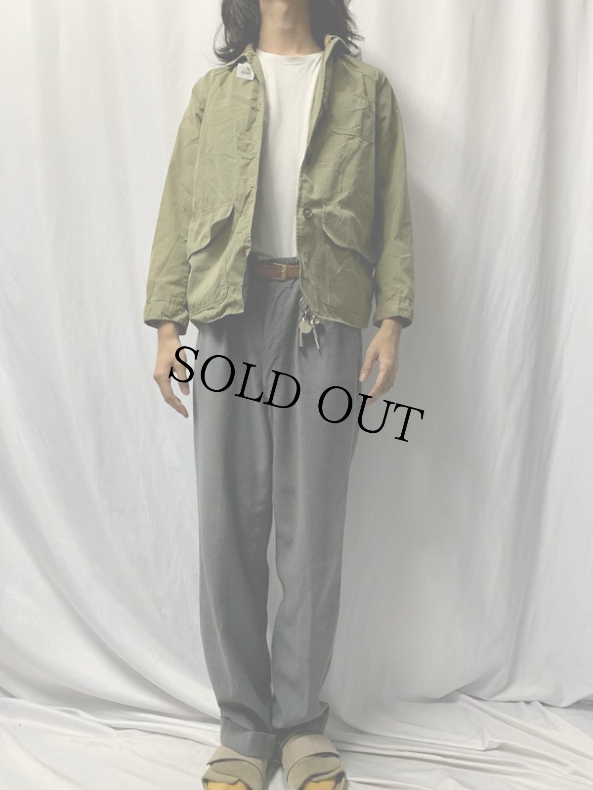 画像2: 30's L.L.BEAN コットンポプリン ハンティングジャケット (2)