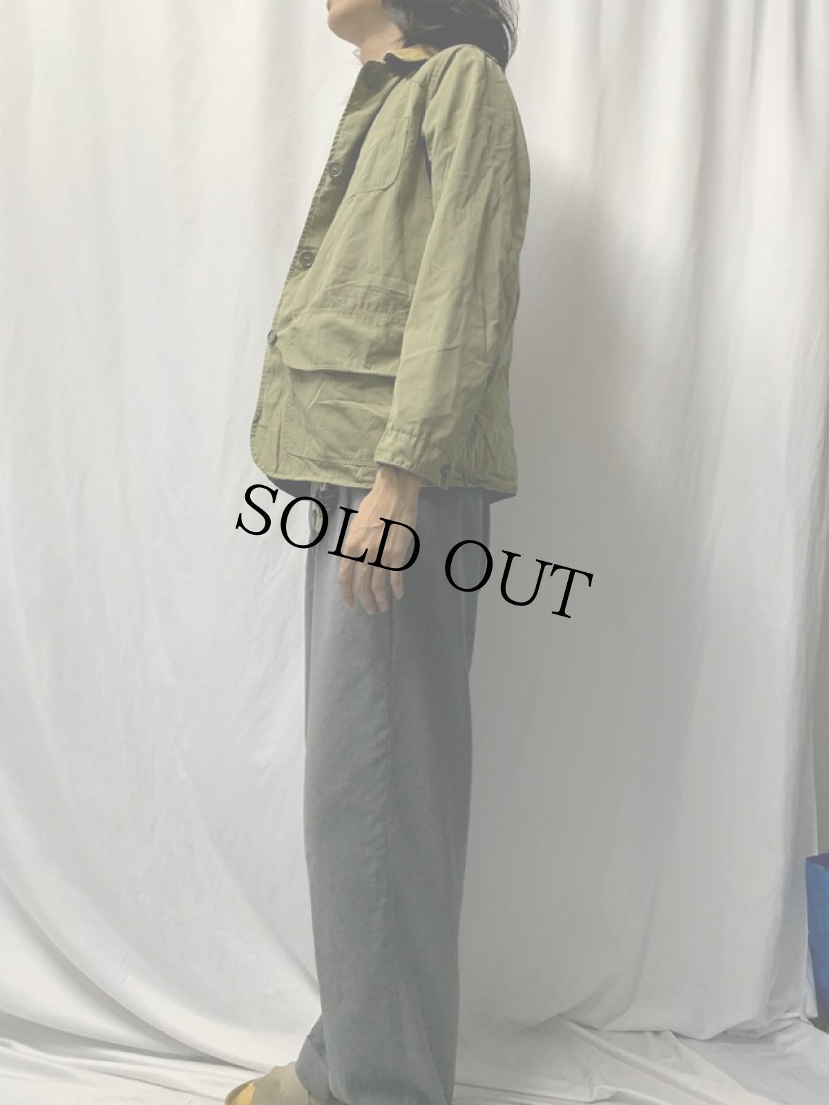 画像3: 30's L.L.BEAN コットンポプリン ハンティングジャケット (3)