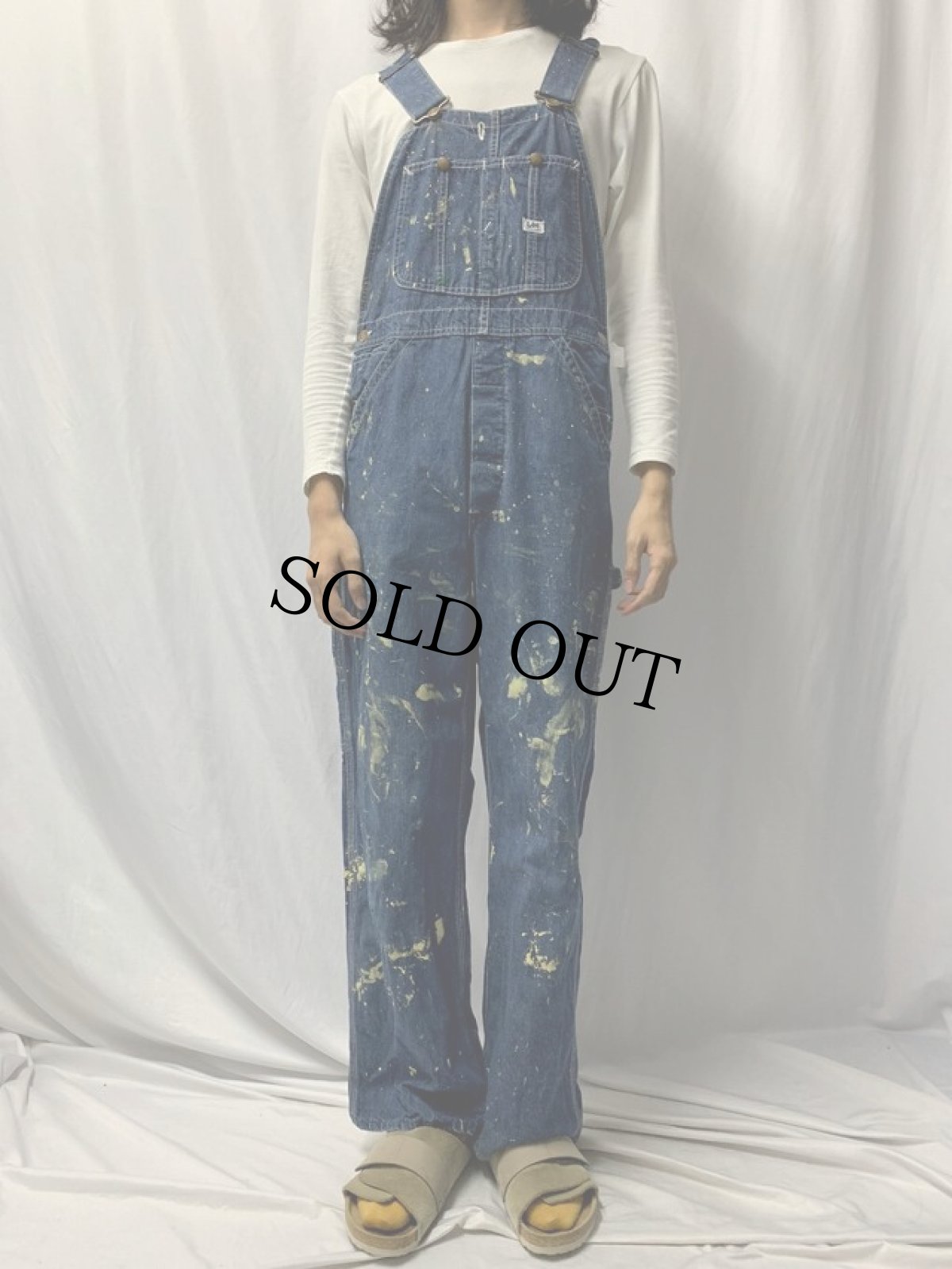 画像2: 50's Lee "JELT DENIM" ローバック デニムオーバーオール (2)