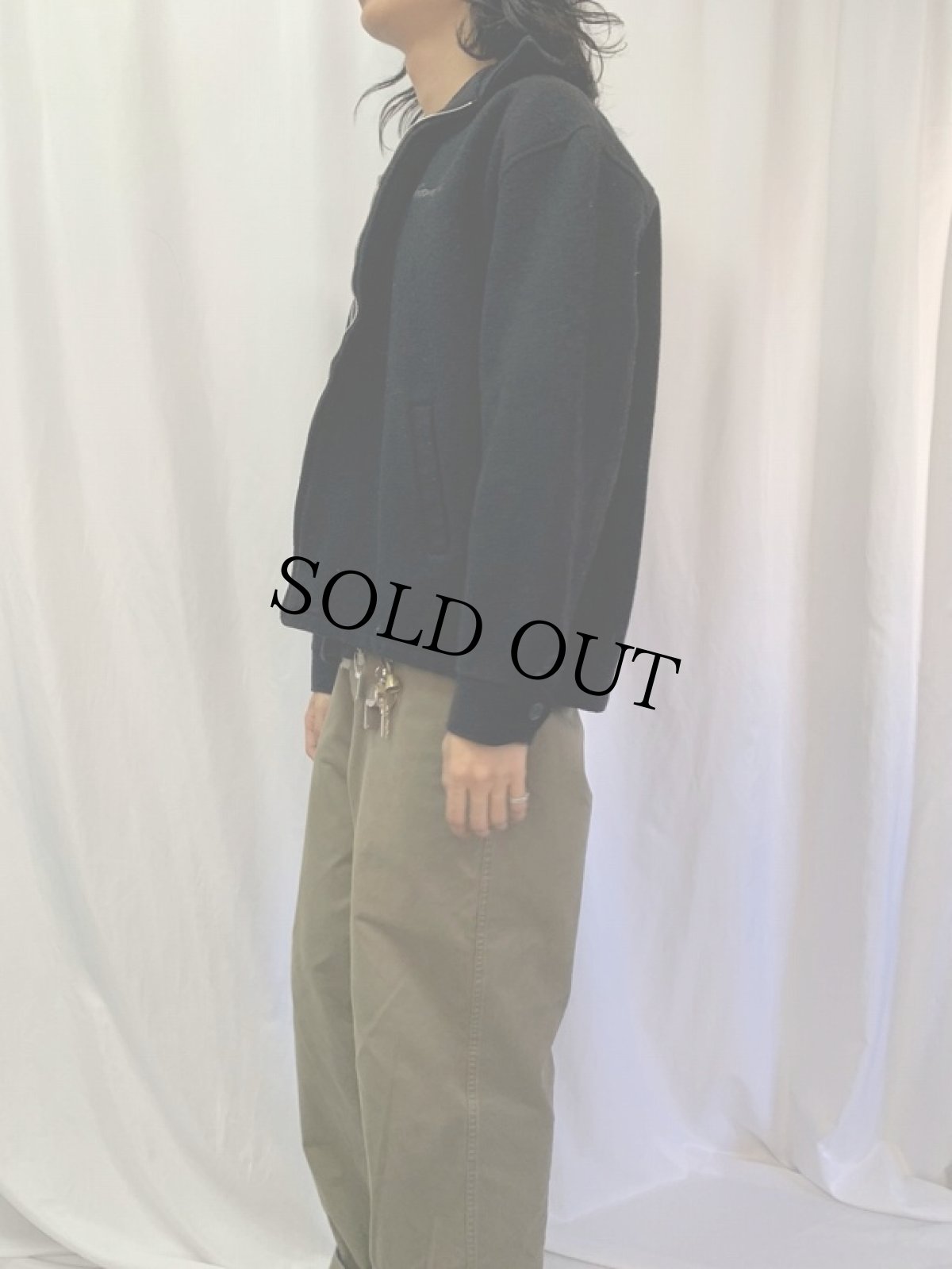 画像4: 2000 Windows CANADA製 ロゴ刺繍 ウールジャケット XL (4)