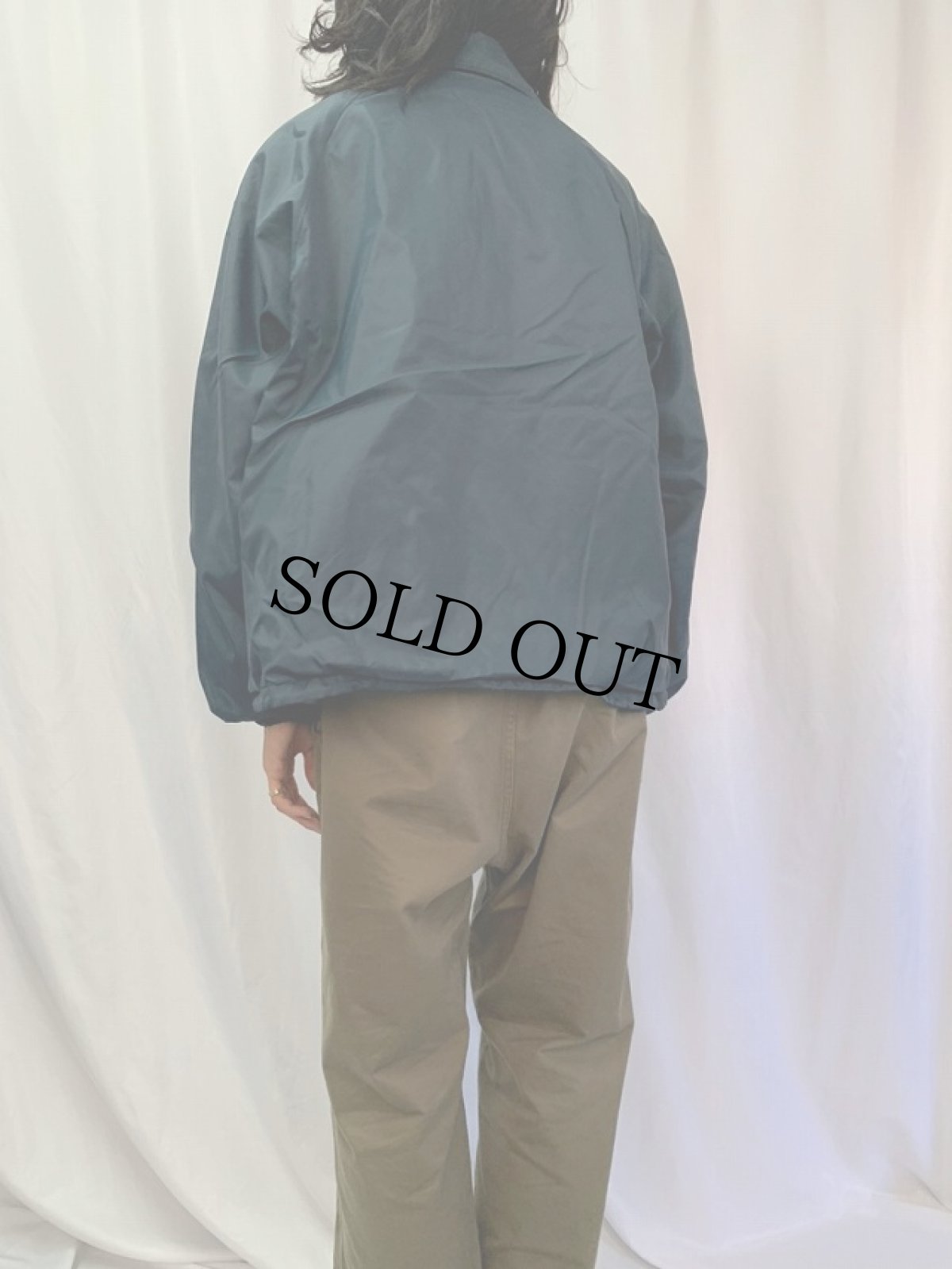 画像4: 90's IBM USA製 コンピューター企業 ロゴプリントコーチジャケット L (4)