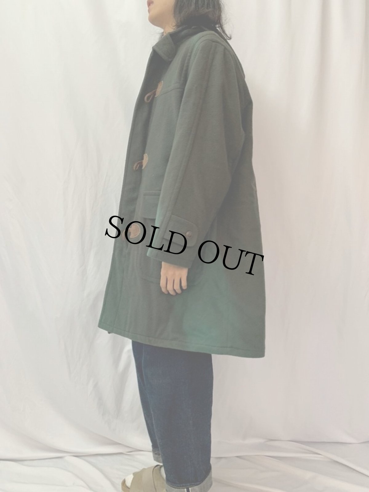 画像3: 80〜90's L.L.Bean USA製 メルトンダッフルコート L (3)