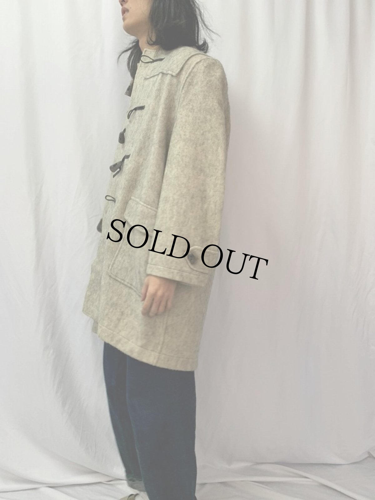 画像3: 70's〜 SAKS FIFTH AVENUE ENGLAND製  メルトンダッフルコート SIZE 40 (3)