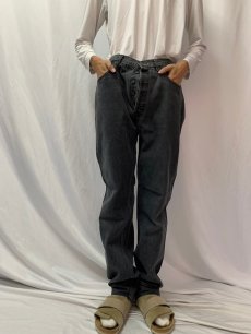 画像2: 90's Levi's 501 USA製 ブラックデニムパンツ W34 (2)