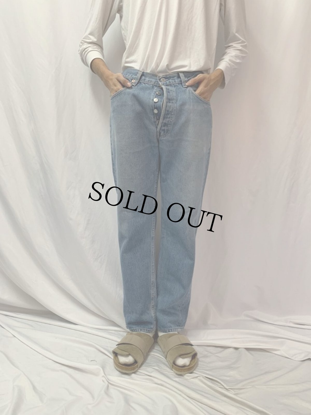 画像2: 90's Levi's 501 USA製 デニムパンツ W34 (2)