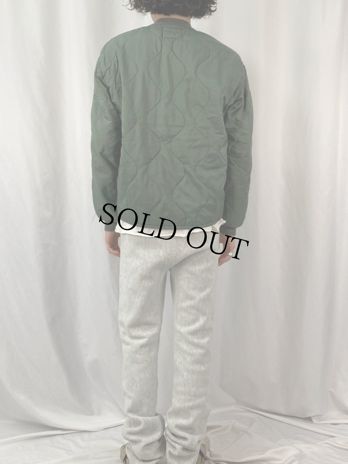 画像4: 70's U.S.AF CWU-9/P キルティングナイロンジャケット MEDIUM (4)