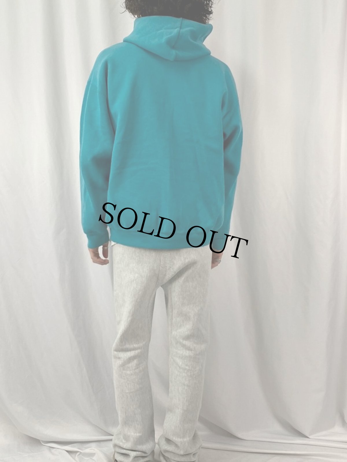 画像4: 90's TULTEX USA製 スウェットジップパーカー XL (4)