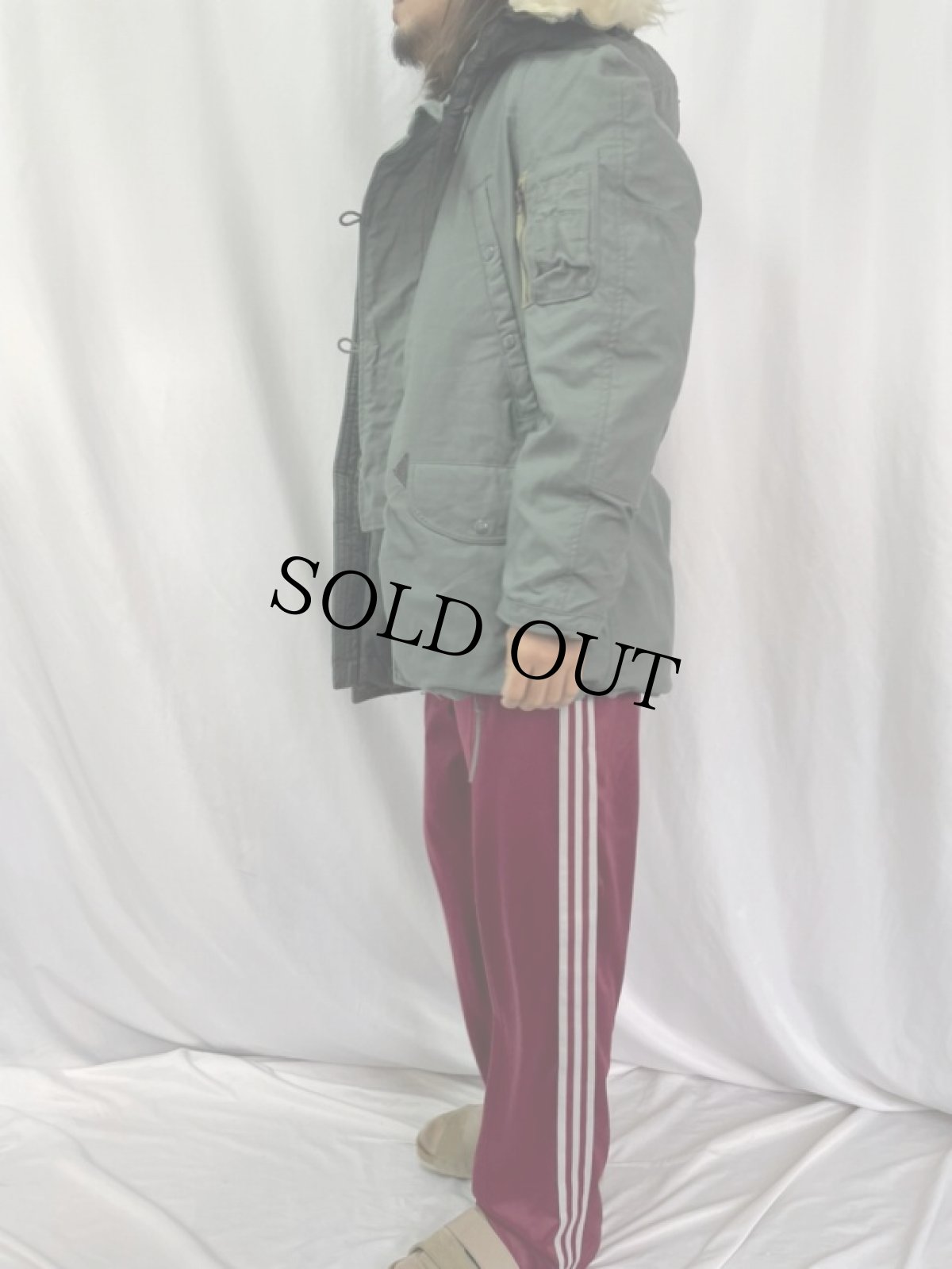 画像3: 80's U.S.AIR FORCE N-3B フライトジャケット (3)