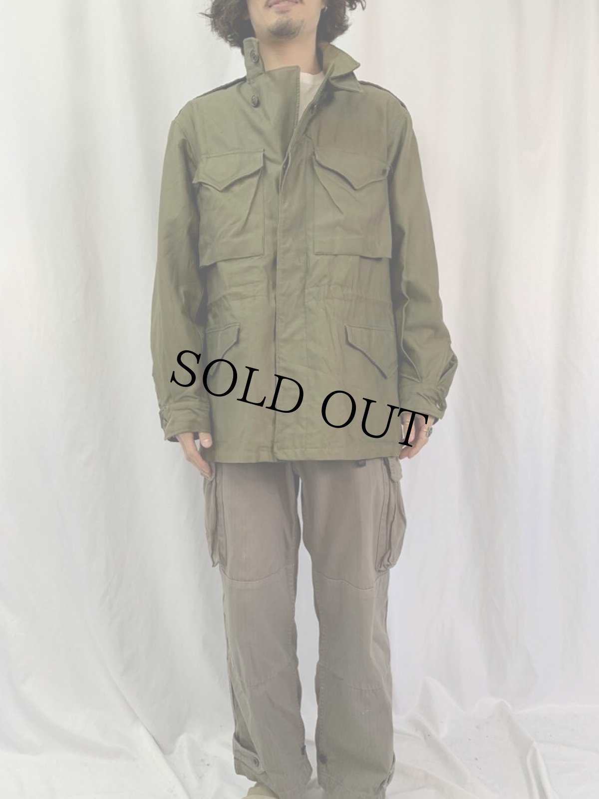 画像2: 40's U.S.ARMY M-43 フィールドジャケット SIZE 36R (2)
