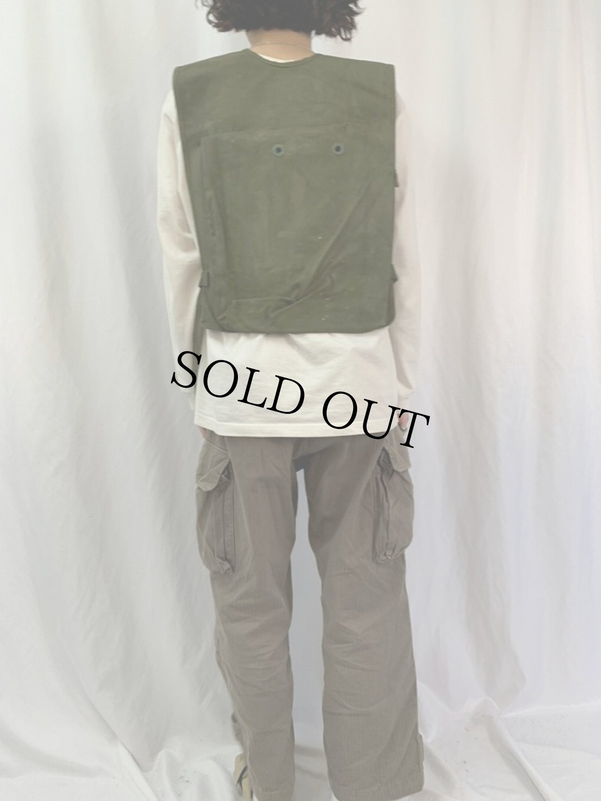 画像4: 40's WWII U.S.ARMY Ammunition Carrying Bag M2A1 (4)