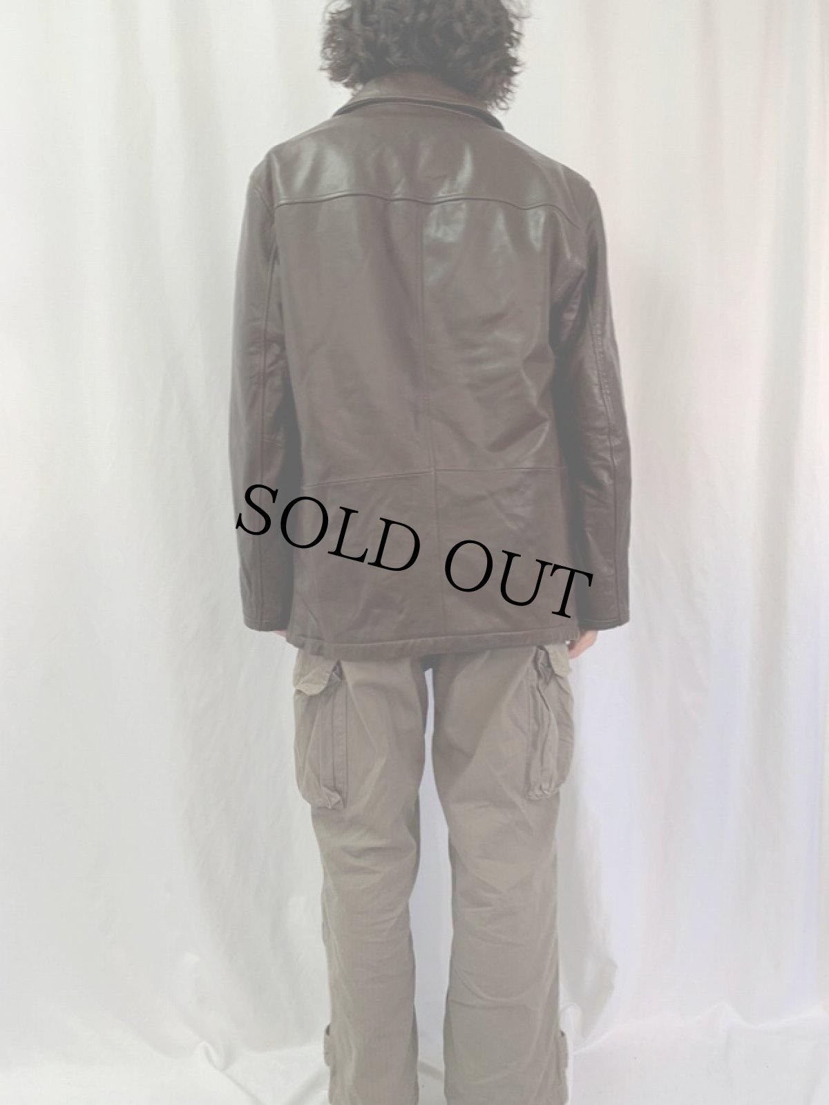 画像4: ライナー付き レザージャケット XL (4)