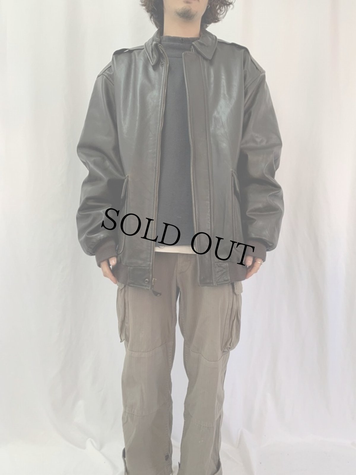 画像2: L.L.Bean USA製 FLYING TIGER JACKET "A-2TYPE" XL-TALL (2)