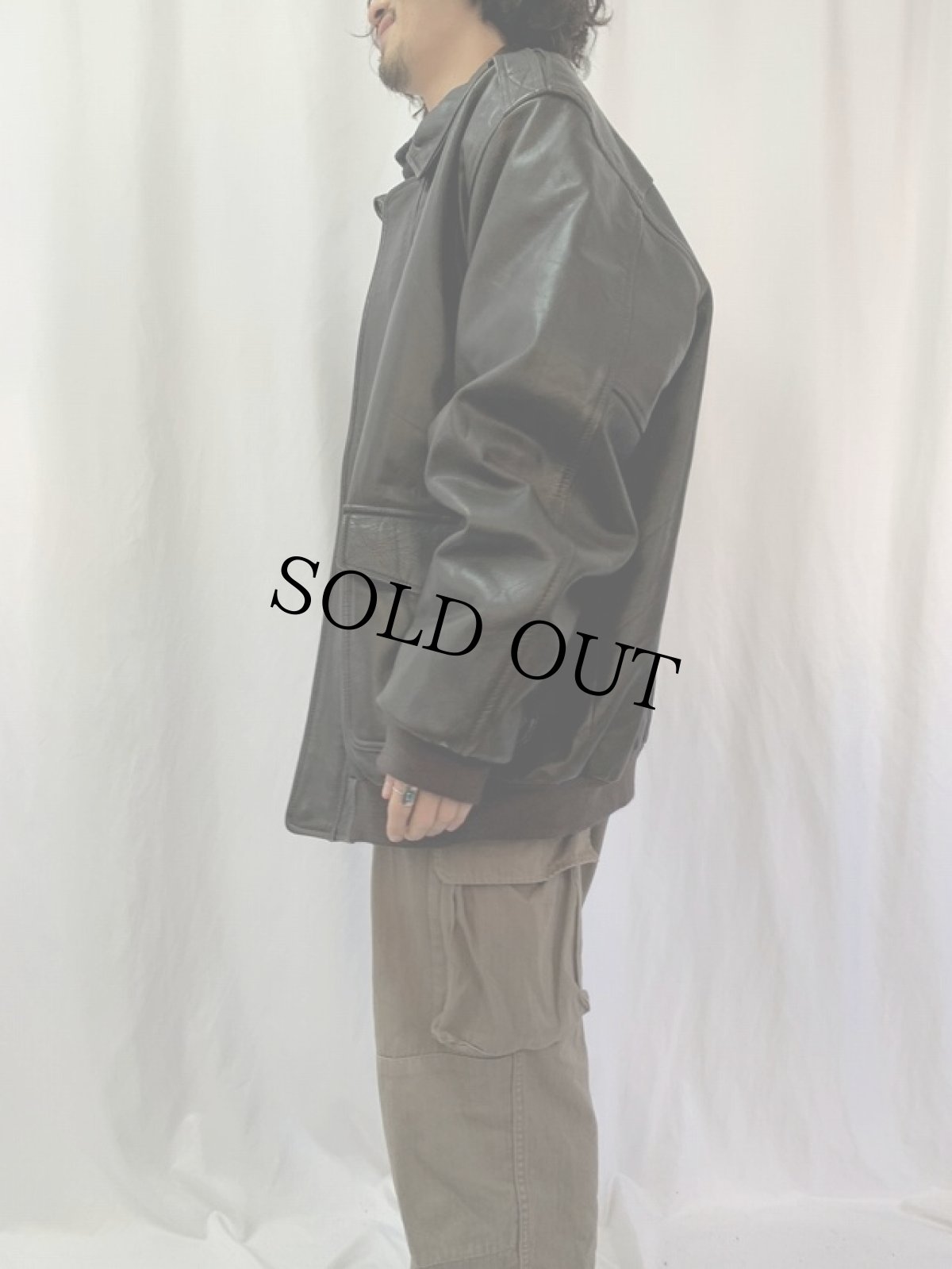 画像3: L.L.Bean USA製 FLYING TIGER JACKET "A-2TYPE" XL-TALL (3)